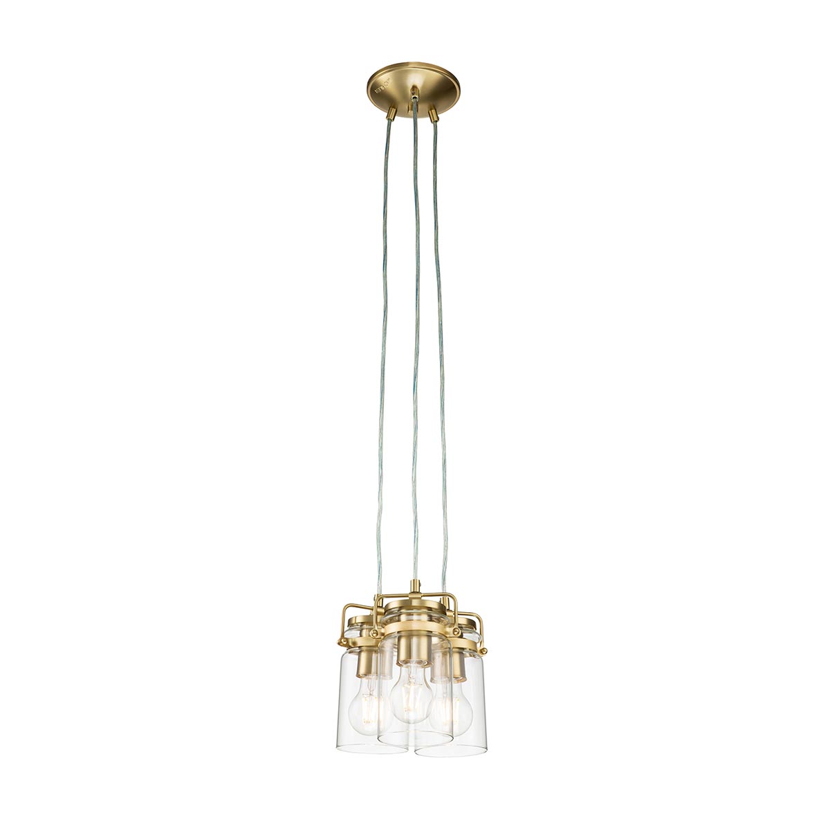 Kichler Pendant from the Brinley range. Brinley 3 Light Pendant Product Code = KL-BRINLEY3-BB