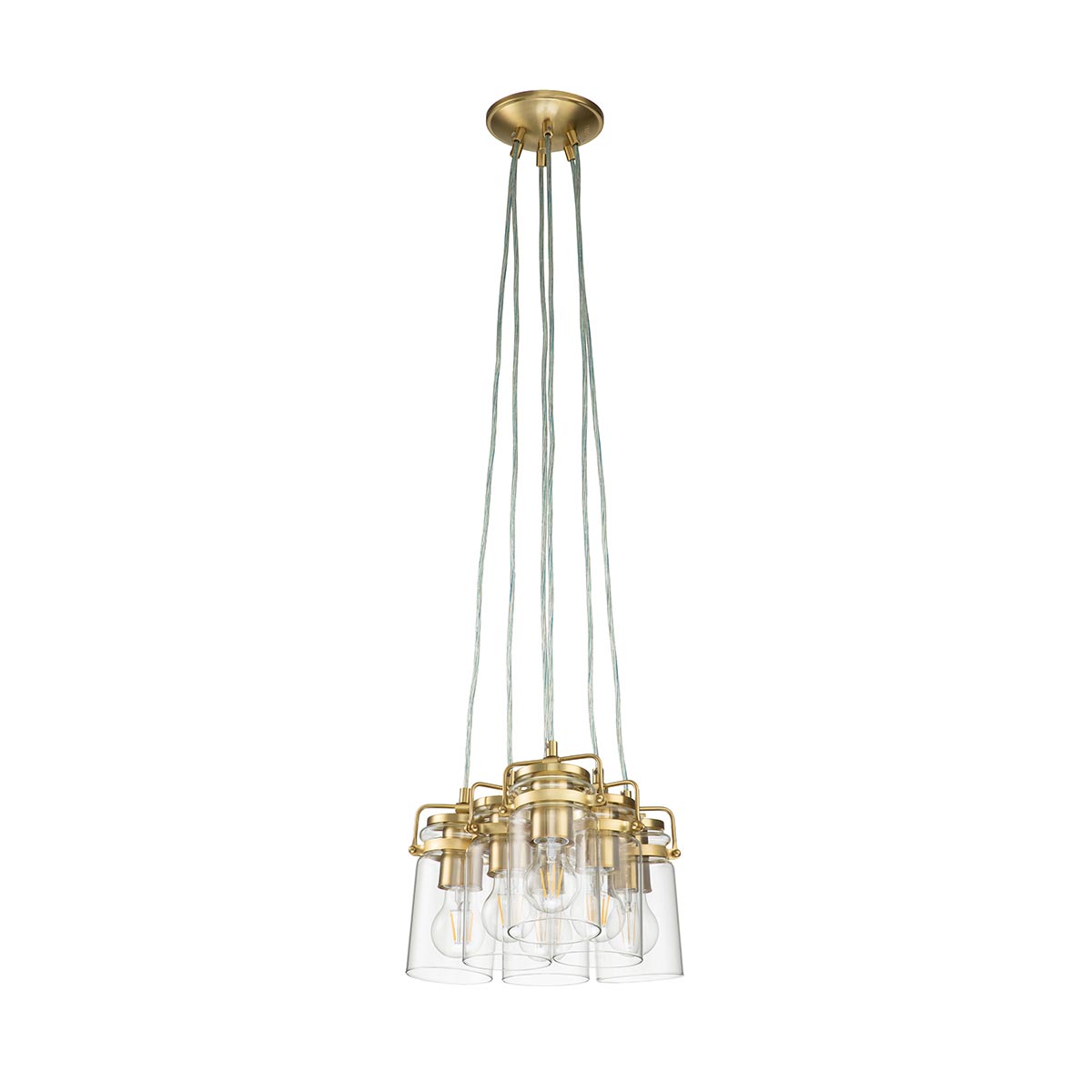 Kichler Pendant from the Brinley range. Brinley 6 Light Pendant Product Code = KL-BRINLEY6-BB
