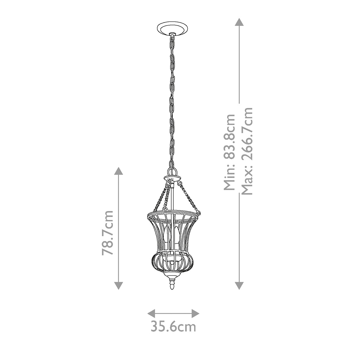 Kichler Pendant from the Calla range. Calla 2 Light Small Pendant Product Code = KL-CALLA-P-S