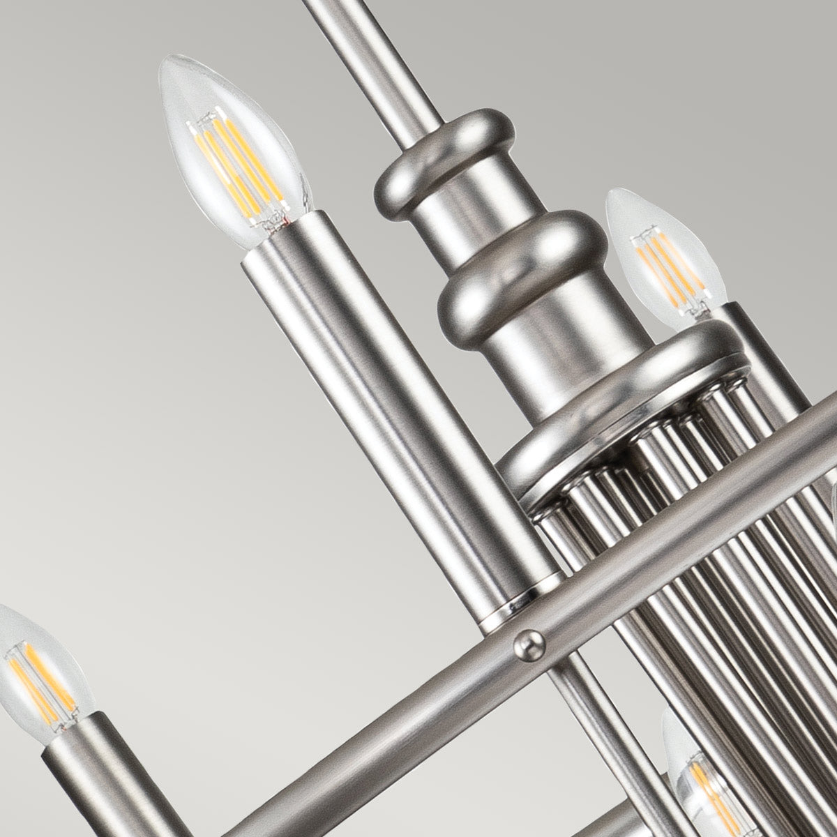 Kichler Chandelier from the Capitol Hill range. Capitol Hill 12lt Chandelier Product Code = KL-CAPITOL-HILL12-BN