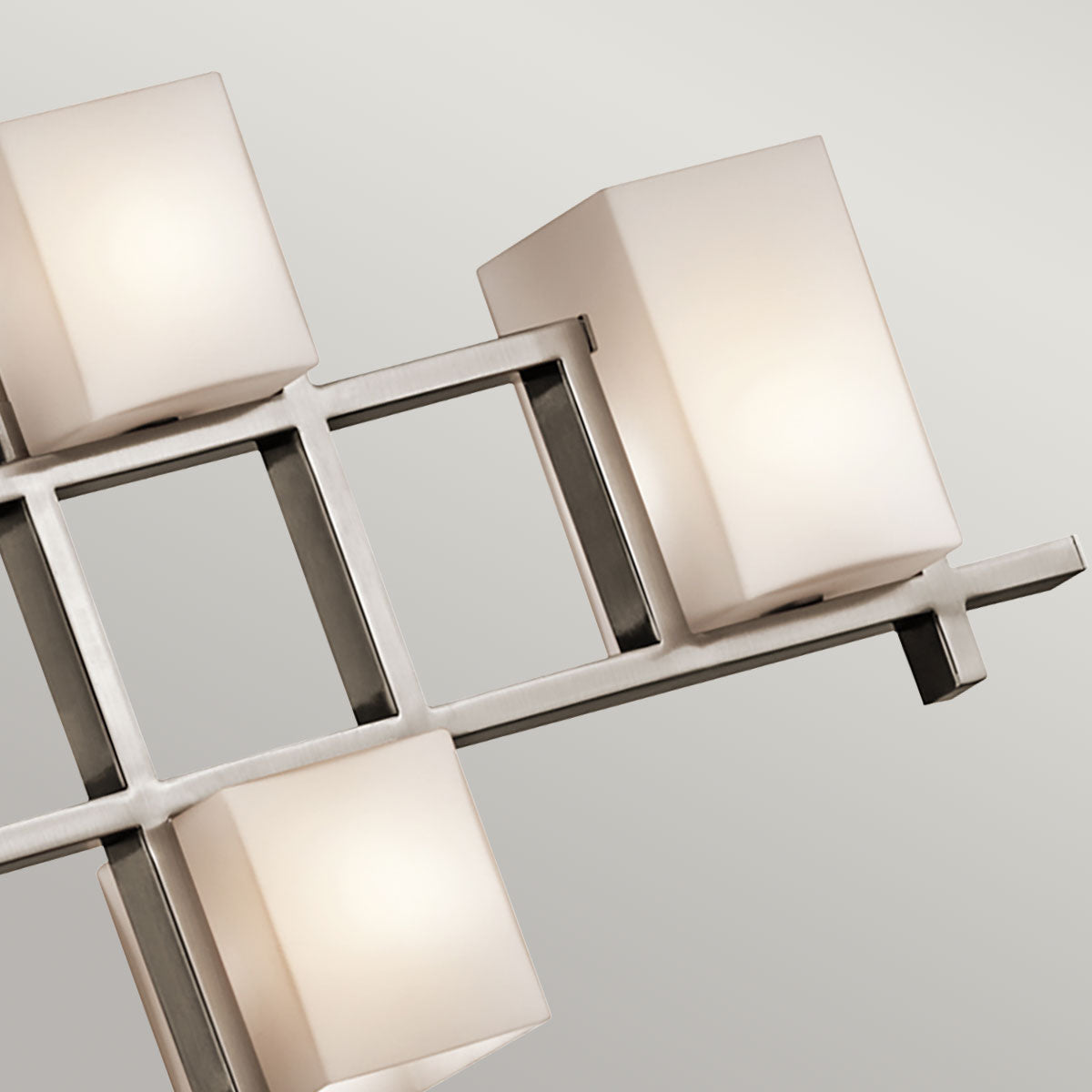Kichler Chandelier from the City Lights range. City Lights 7 Light Linear Chandelier Product Code = KL-CITY-LIGHTS7B