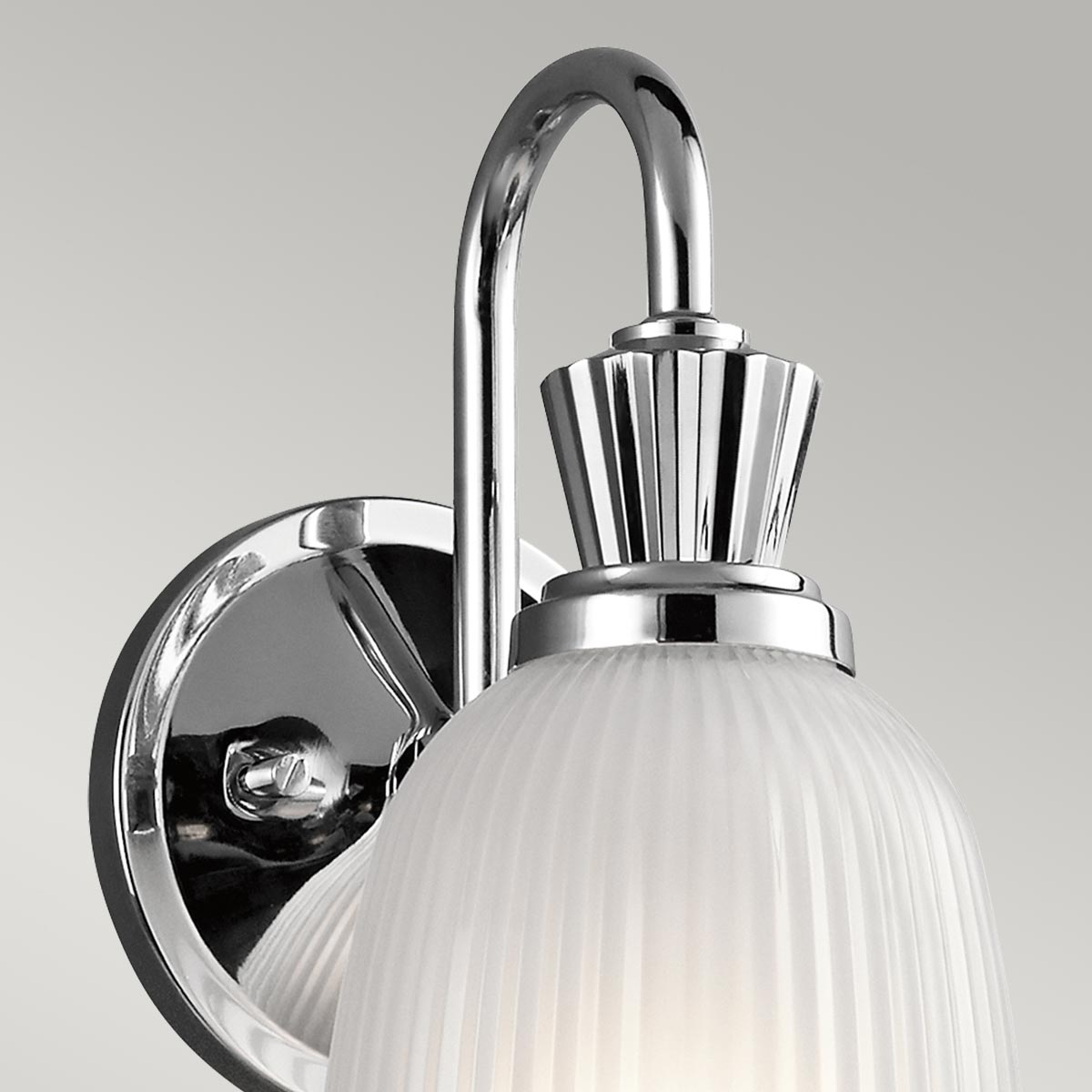 Kichler Wall Light from the Cora range. Cora 1 Light Wall Light Product Code = KL-CORA1-BATH