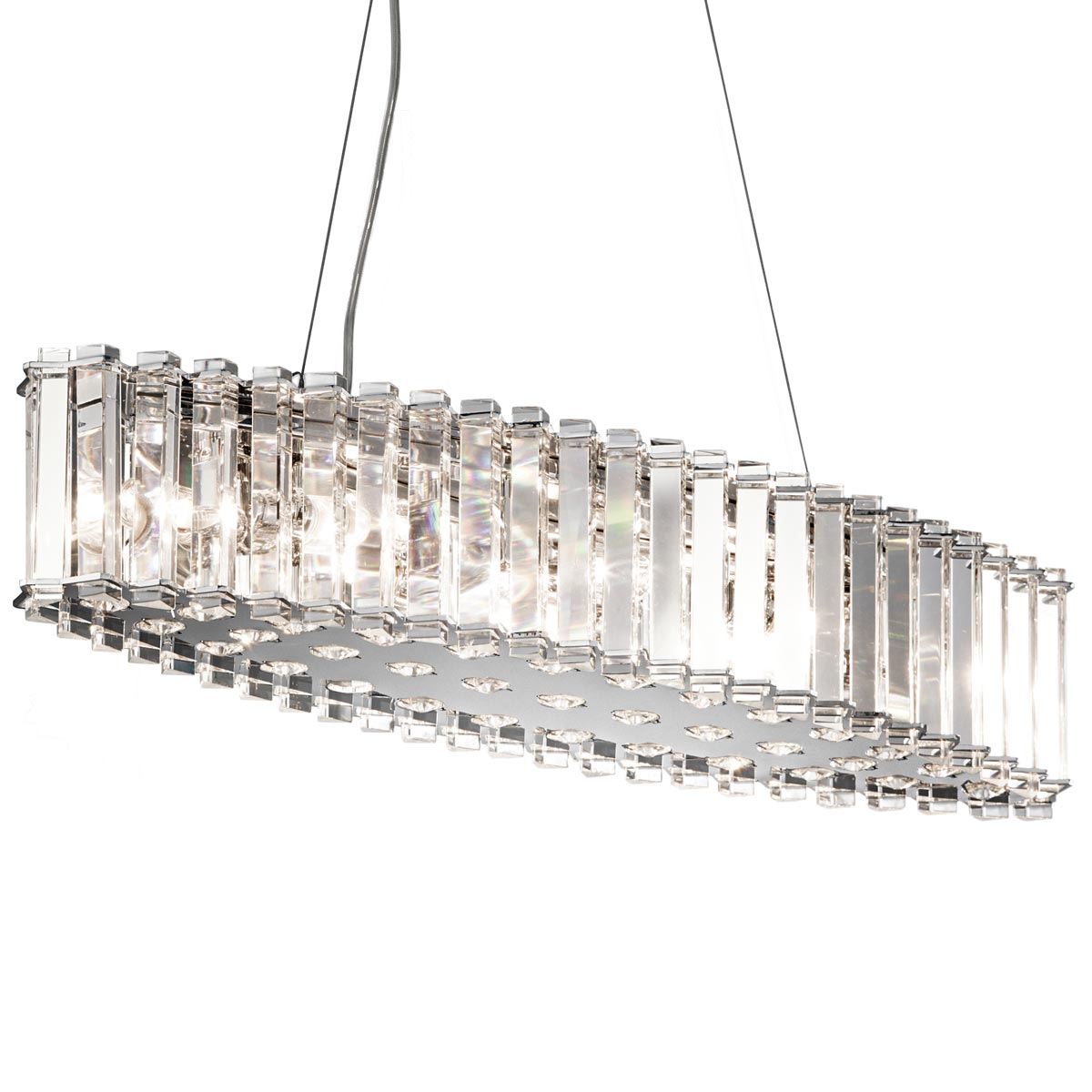 Kichler Chandelier from the Crystal Skye range. Crystal Skye 8 Light Island Chandelier Product Code = KL-CRYSTAL-SKYE-ISLE