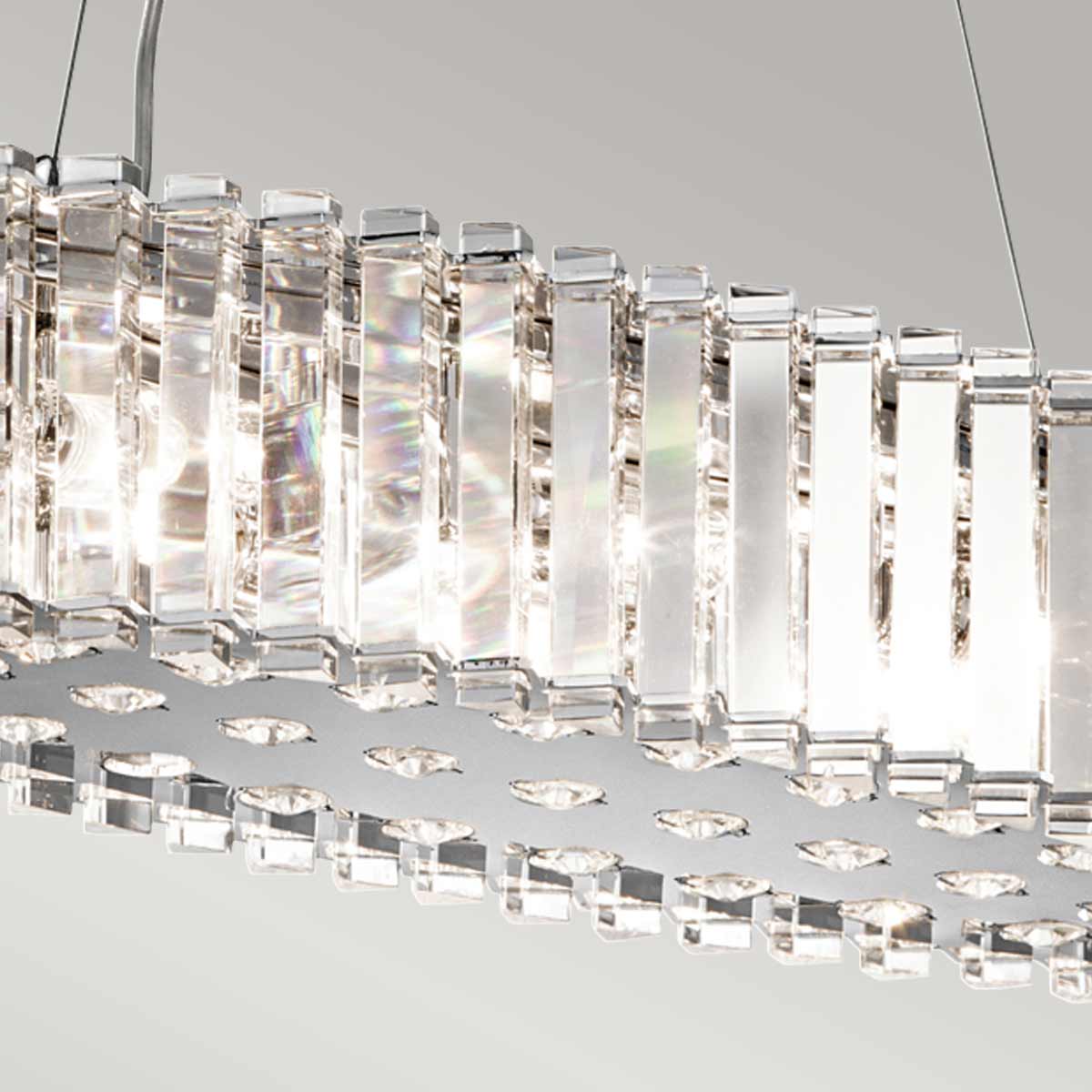 Kichler Chandelier from the Crystal Skye range. Crystal Skye 8 Light Island Chandelier Product Code = KL-CRYSTAL-SKYE-ISLE