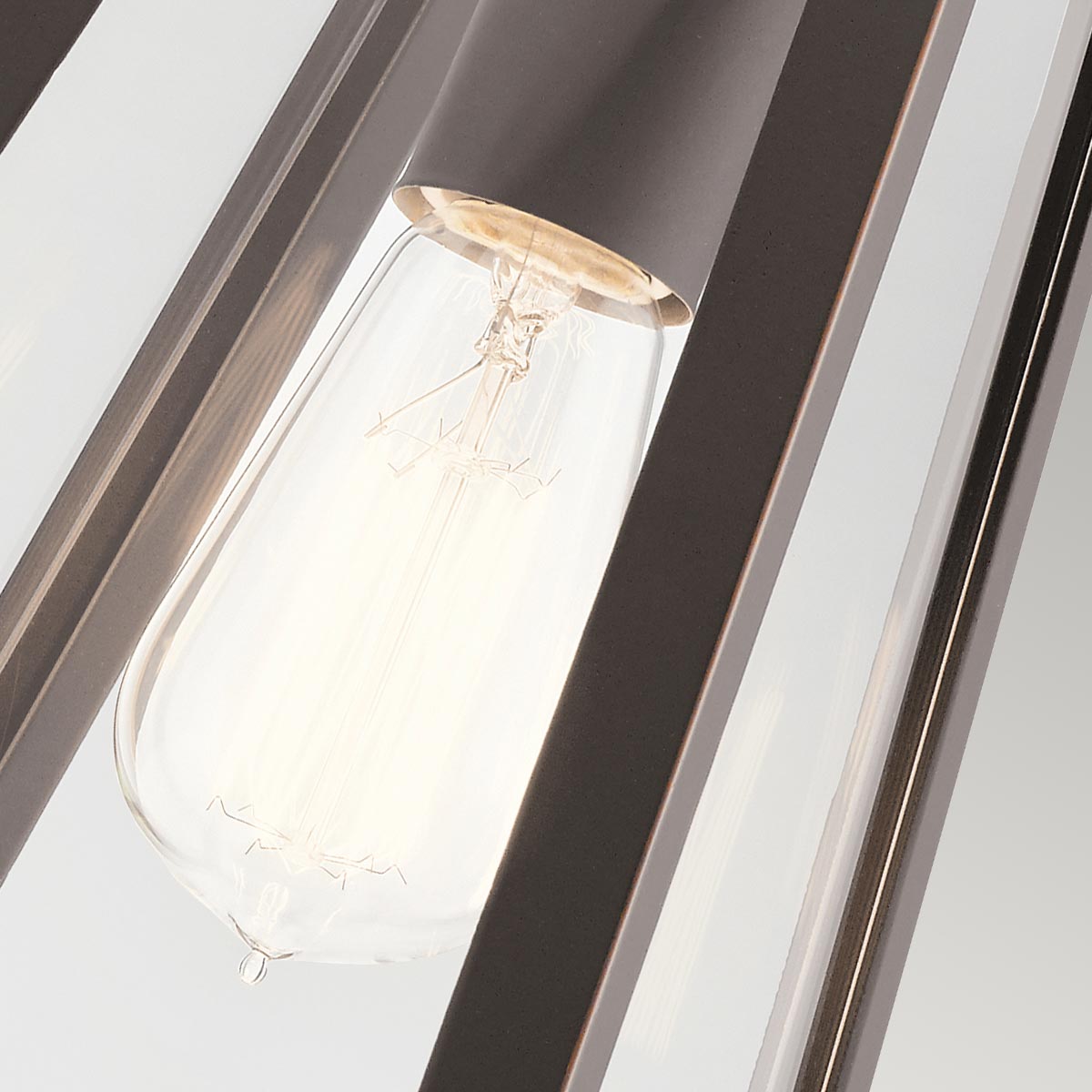 Kichler Outdoor Wall Light from the Delison range. Delison 1 Light Wall Lantern - Medium Product Code = KL-DELISON-M-RZ