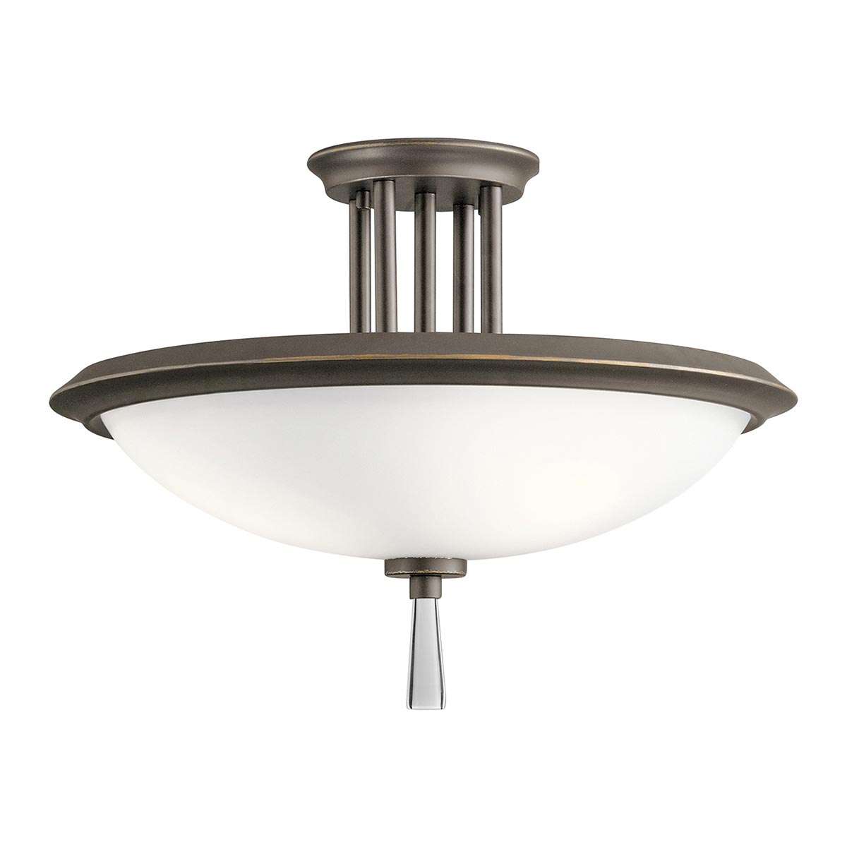 Kichler Ceiling Semi-Flush from the Dreyfus range. Dreyfus 3 Light Semi-Flush Product Code = KL-DREYFUS-SFOZ