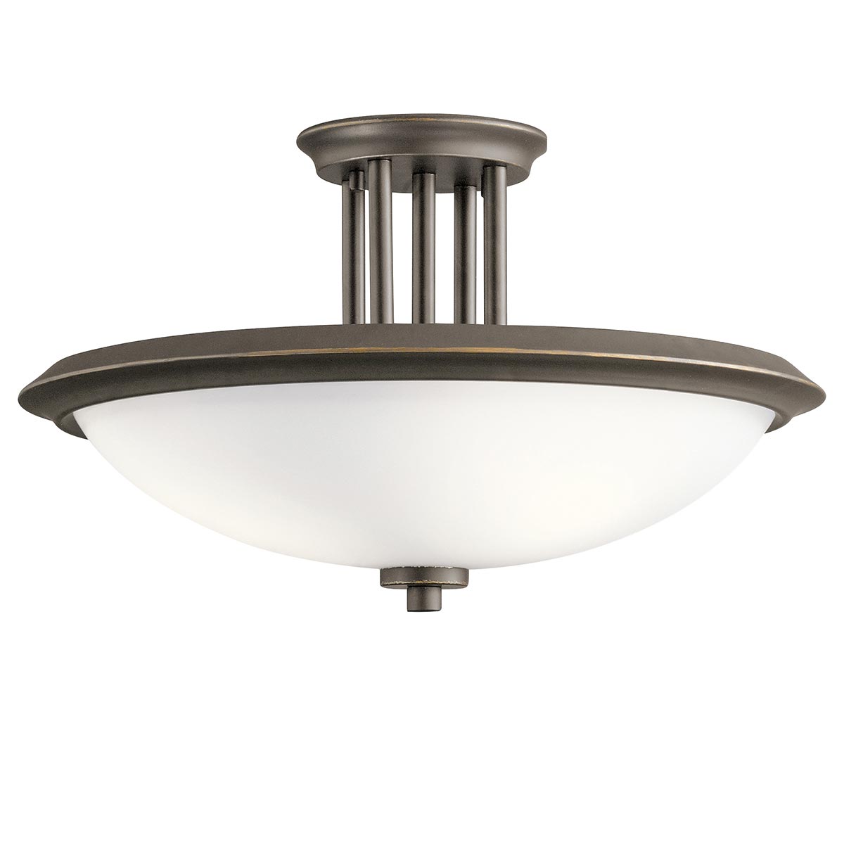 Kichler Ceiling Semi-Flush from the Dreyfus range. Dreyfus 3 Light Semi-Flush Product Code = KL-DREYFUS-SFOZ
