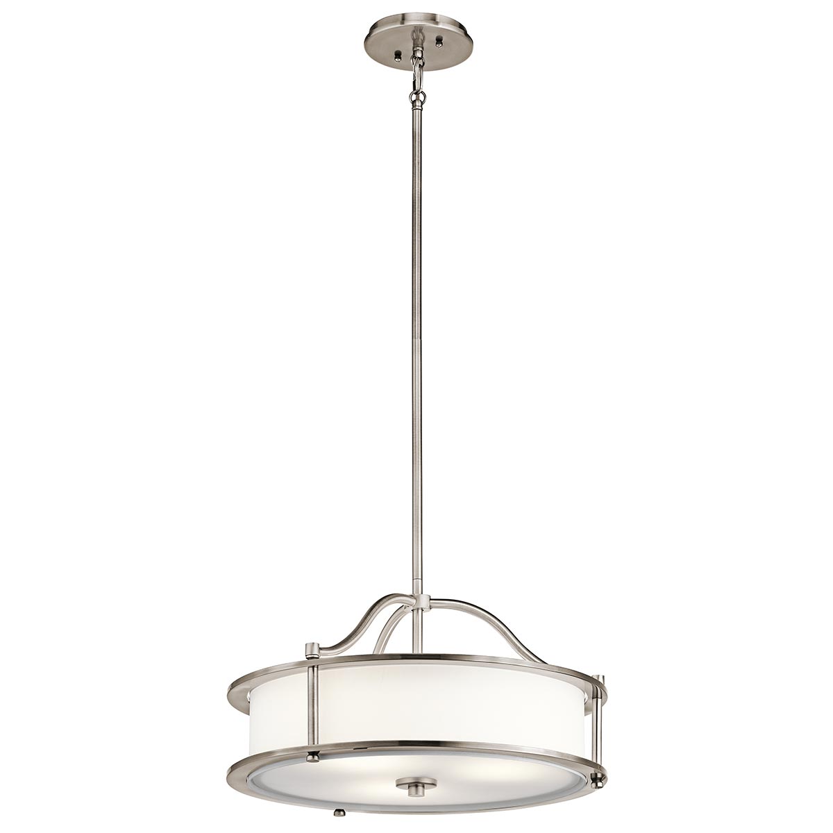 Kichler Pendant from the Emory range. Emory 3 Light Pendant/Semi-Flush Product Code = KL-EMORY-P-S-CLP