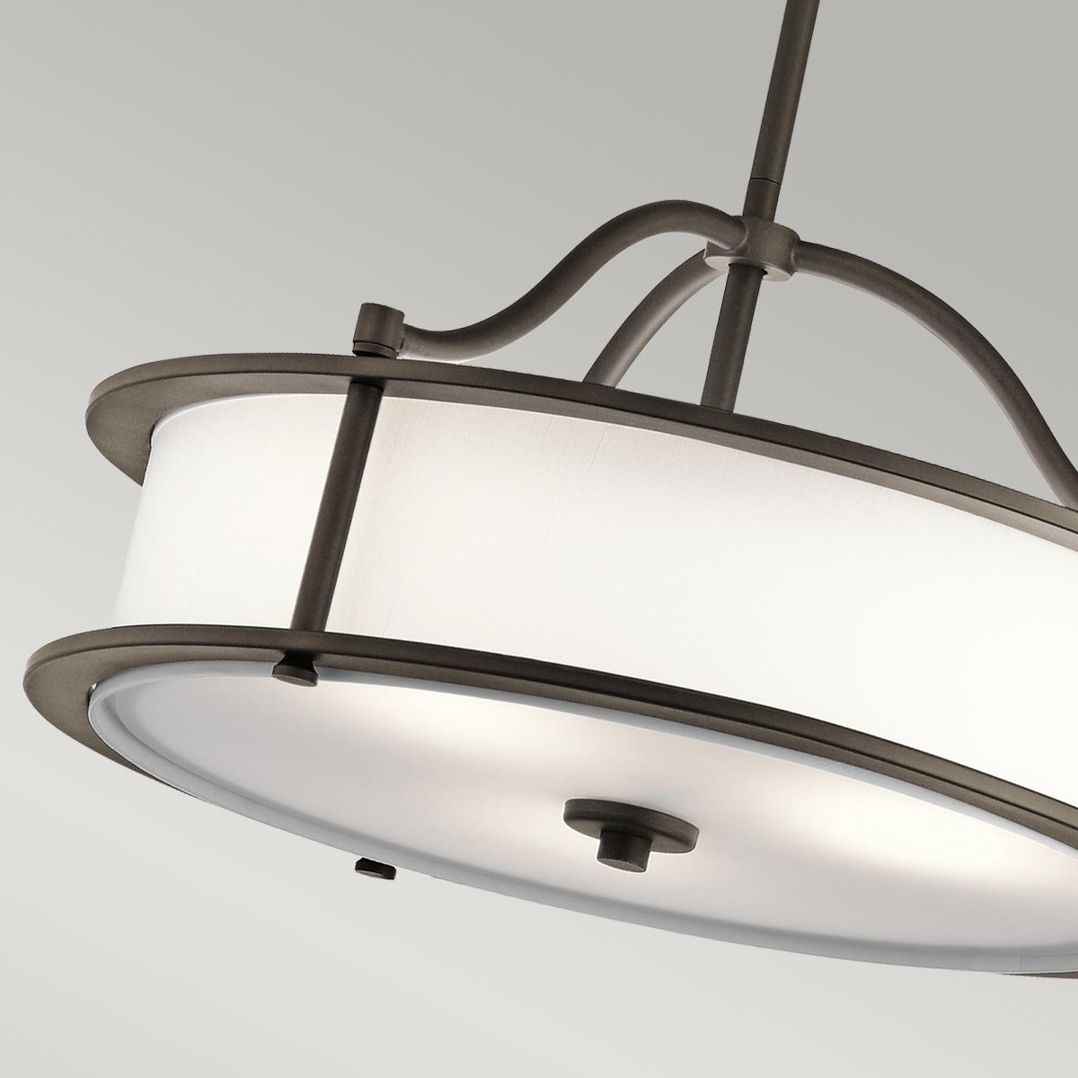 Kichler Pendant from the Emory range. Emory 3 Light Pendant/Semi-Flush Product Code = KL-EMORY-P-S-OZ