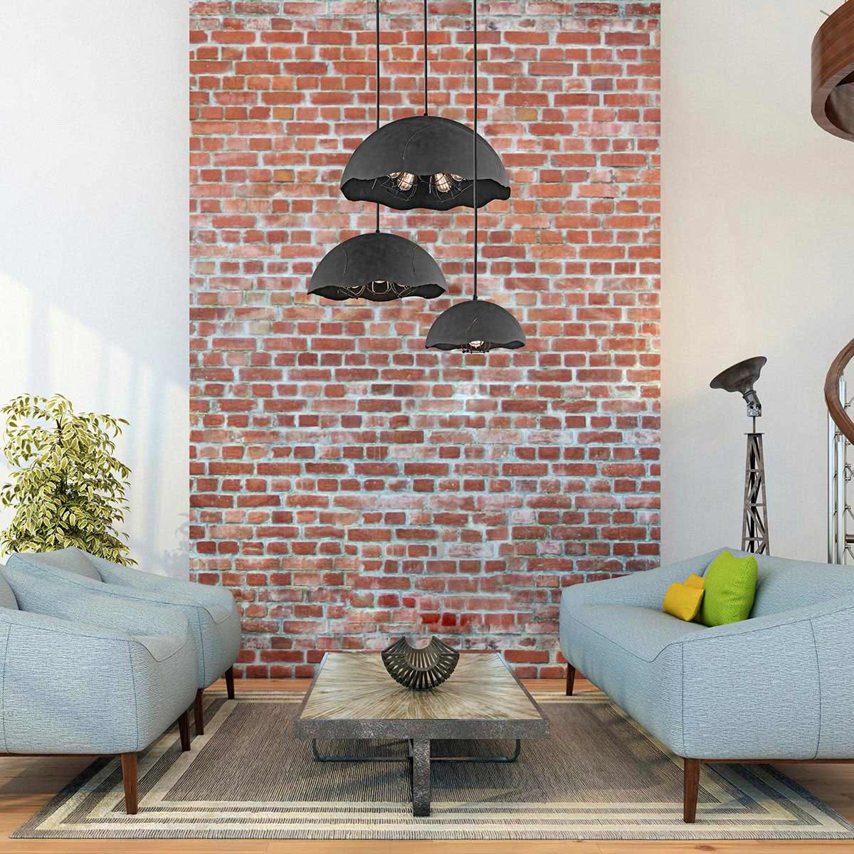 Kichler Pendant from the Fracture range. Fracture 3 Light Pendant Product Code = KL-FRACTURE-P-M