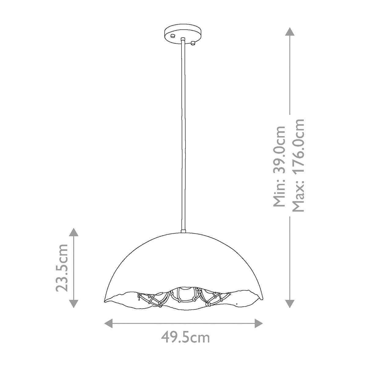 Kichler Pendant from the Fracture range. Fracture 3 Light Pendant Product Code = KL-FRACTURE-P-M