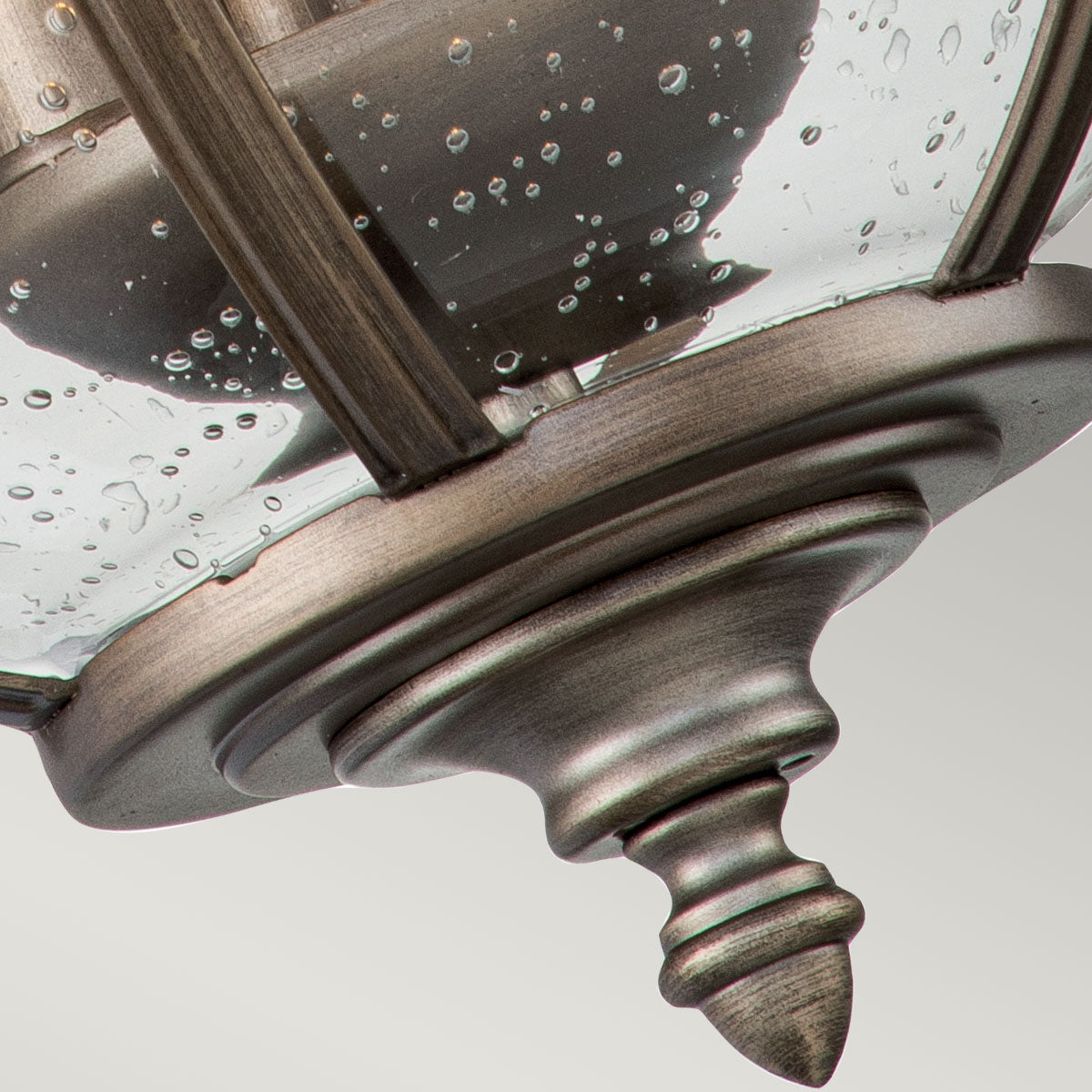 Kichler Outdoor Wall Light from the Halleron range. Halleron 3 Light Wall Lantern Product Code = KL-HALLERON-2M-BU