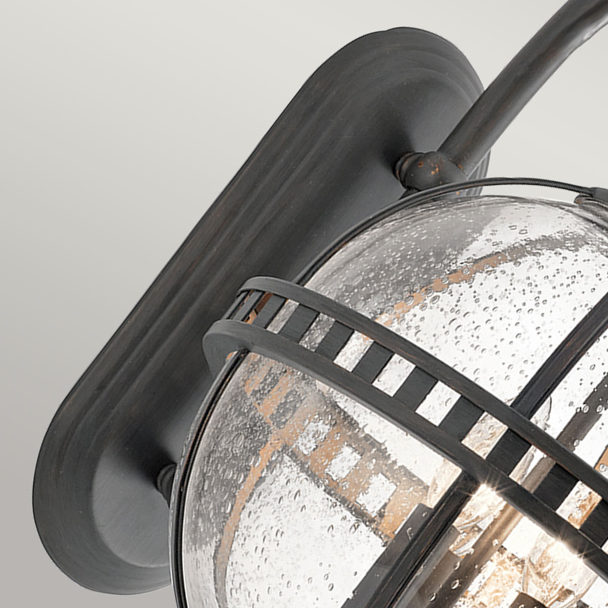 Kichler Outdoor Wall Light from the Halleron range. Halleron 3 Light Wall Lantern Product Code = KL-HALLERON-2M