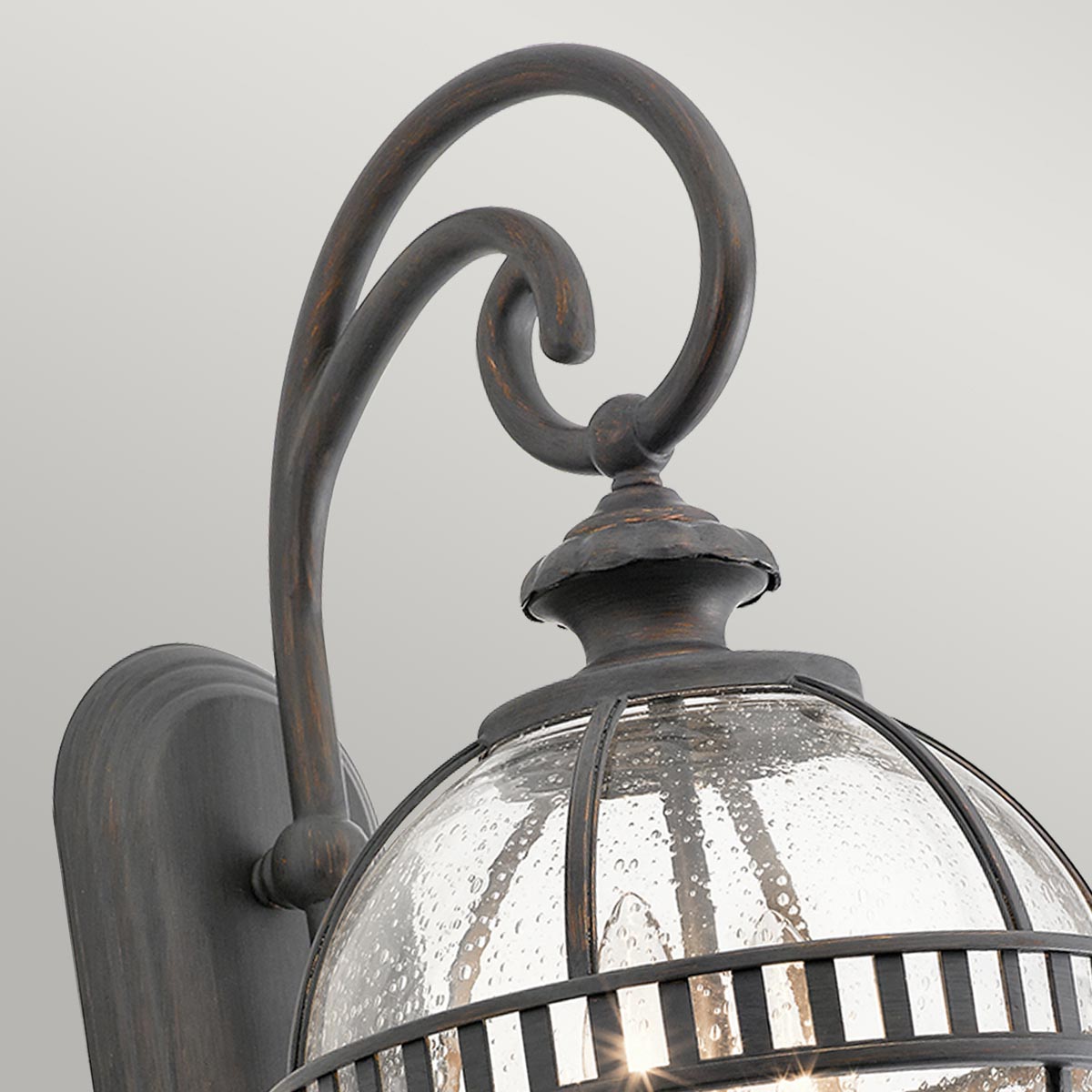 Kichler Outdoor Wall Light from the Halleron range. Halleron 2 Light Wall Lantern Product Code = KL-HALLERON-2S