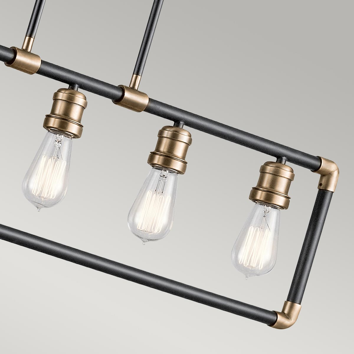 Kichler Chandelier from the Imahn range. Imahn 5 Light Linear Chandelier Product Code = KL-IMAHN-ISLE