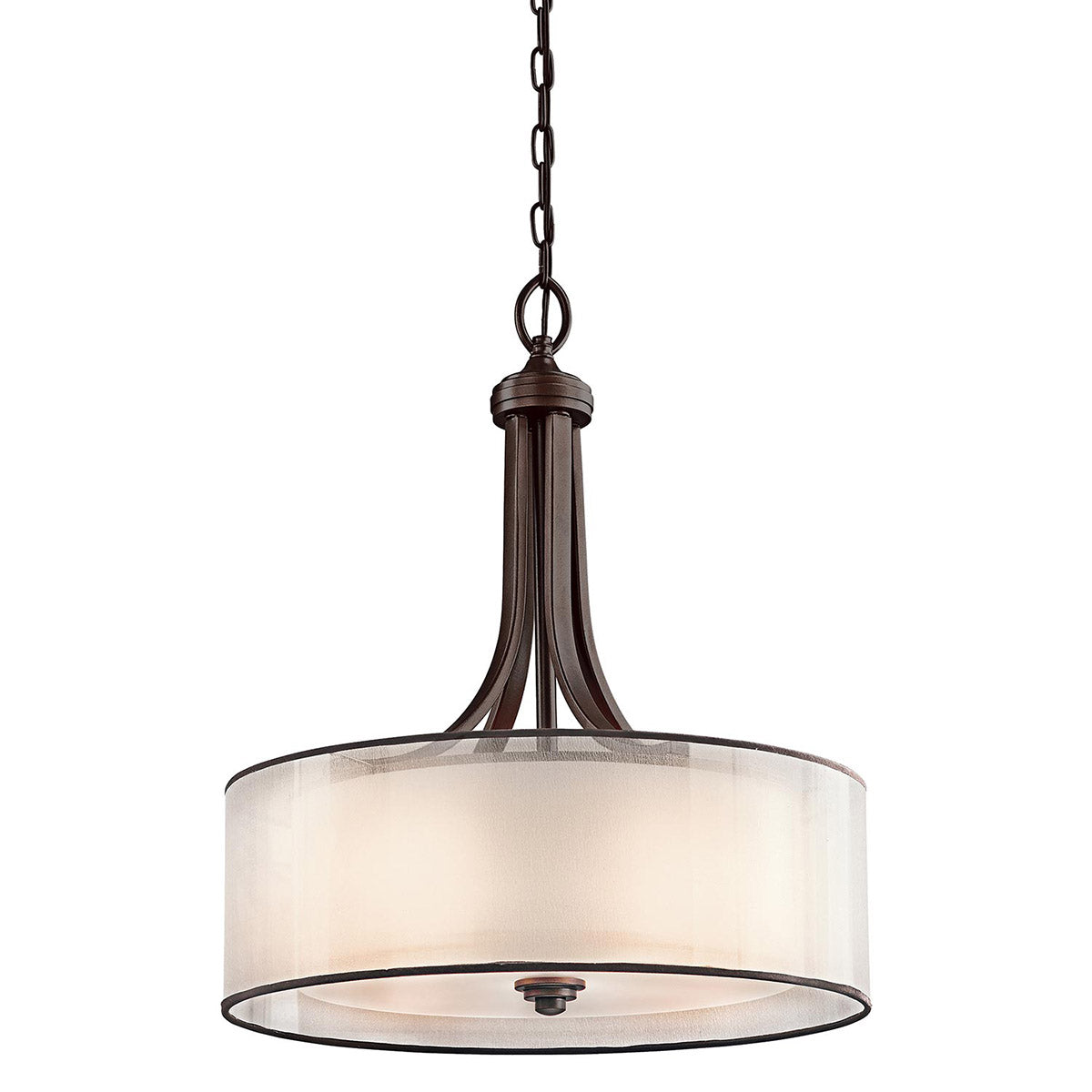 Kichler Pendant from the Lacey range. Lacey 4 Light Large Pendant Product Code = KL-LACEY-P-L-MB