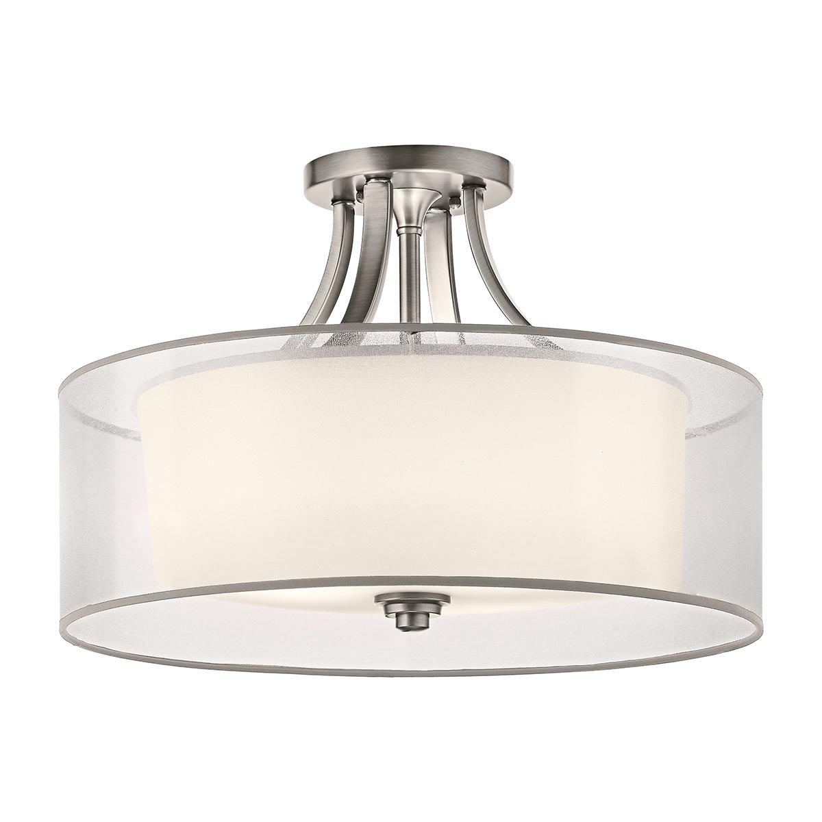 Kichler Ceiling Semi-Flush from the Lacey range. Lacey 4 Light Semi-Flush Product Code = KL-LACEY-SFM-AP