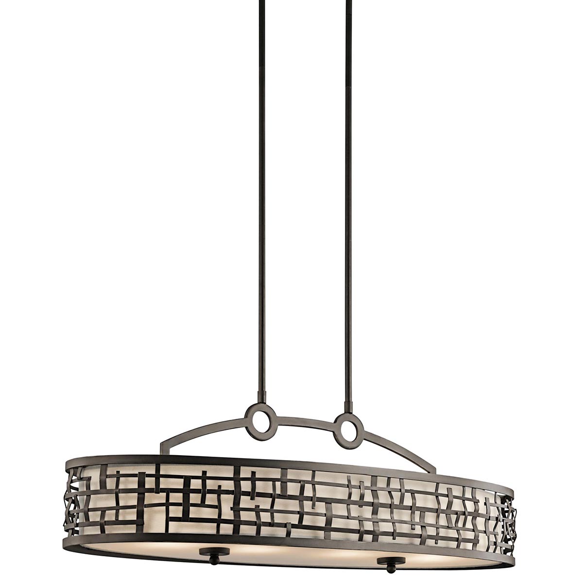 Kichler Chandelier from the Loom range. Loom 4 Light Chandelier Product Code = KL-LOOM-ISLE