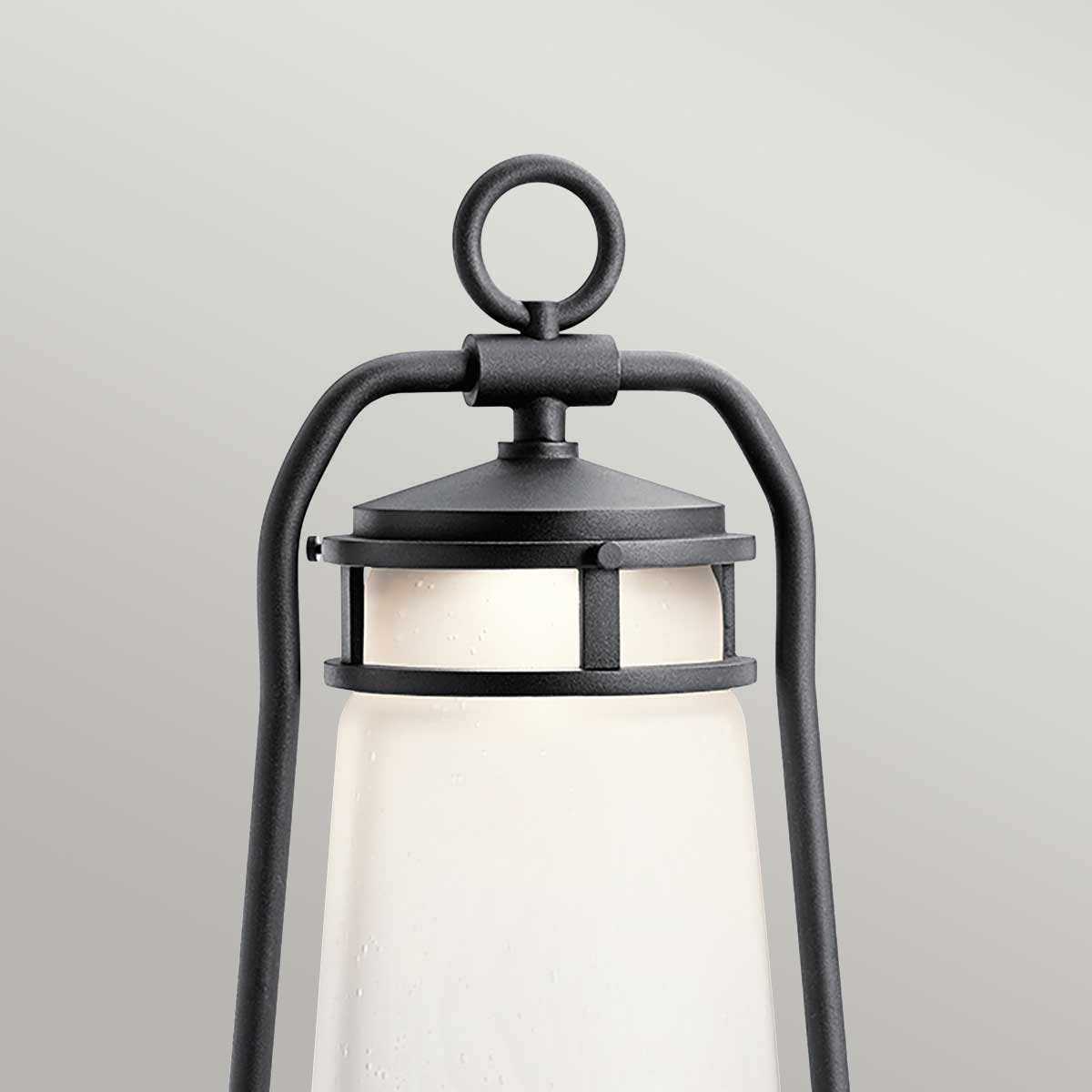 Kichler Bluetooth Lantern from the Lyndon range. Lyndon Portable Bluetooth Speaker Lantern - UK Plug Product Code = KL-LYNDON-BT-A-BK