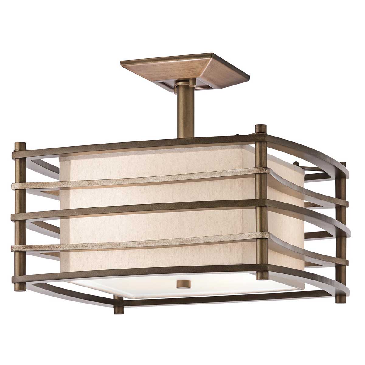 Kichler Ceiling Semi-Flush from the Moxie range. Moxie 2 Light Semi-Flush Product Code = KL-MOXIE-SF