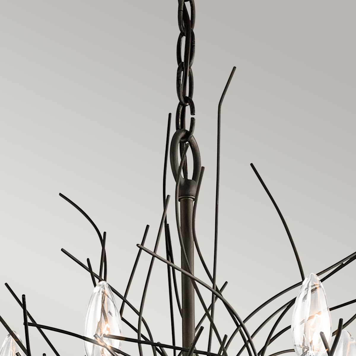 Kichler Chandelier from the Organique range. Organique 5 Light Chandelier Product Code = KL-ORGANIQUE5