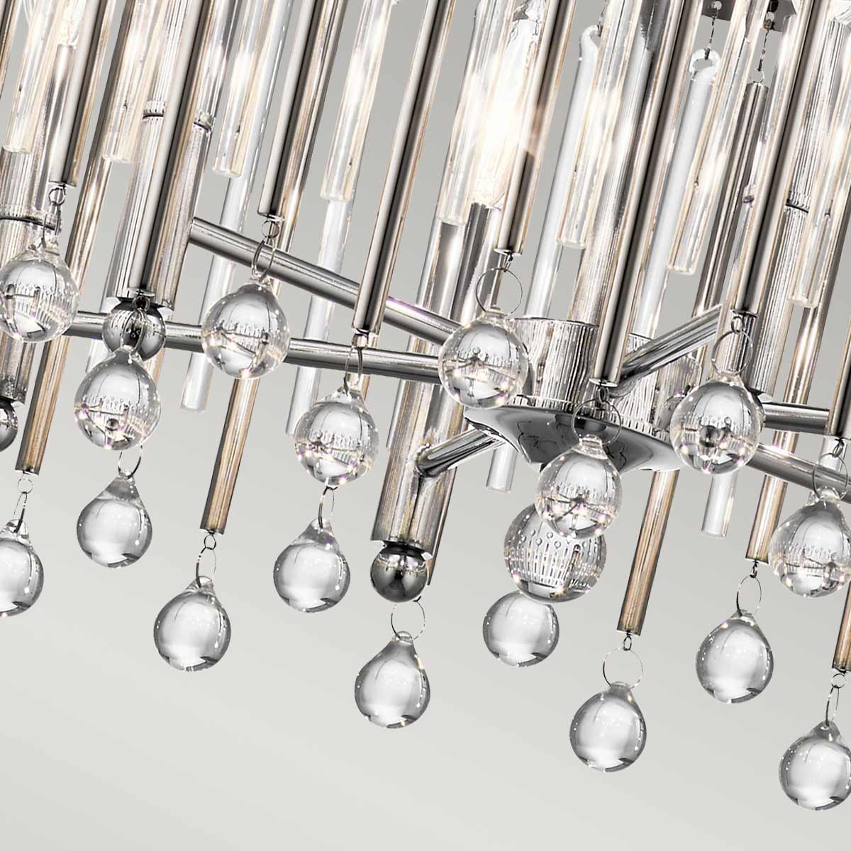 Kichler Pendant from the Piper range. Piper 6 Light Chandelier/ Pendant Product Code = KL-PIPER-6P-PC