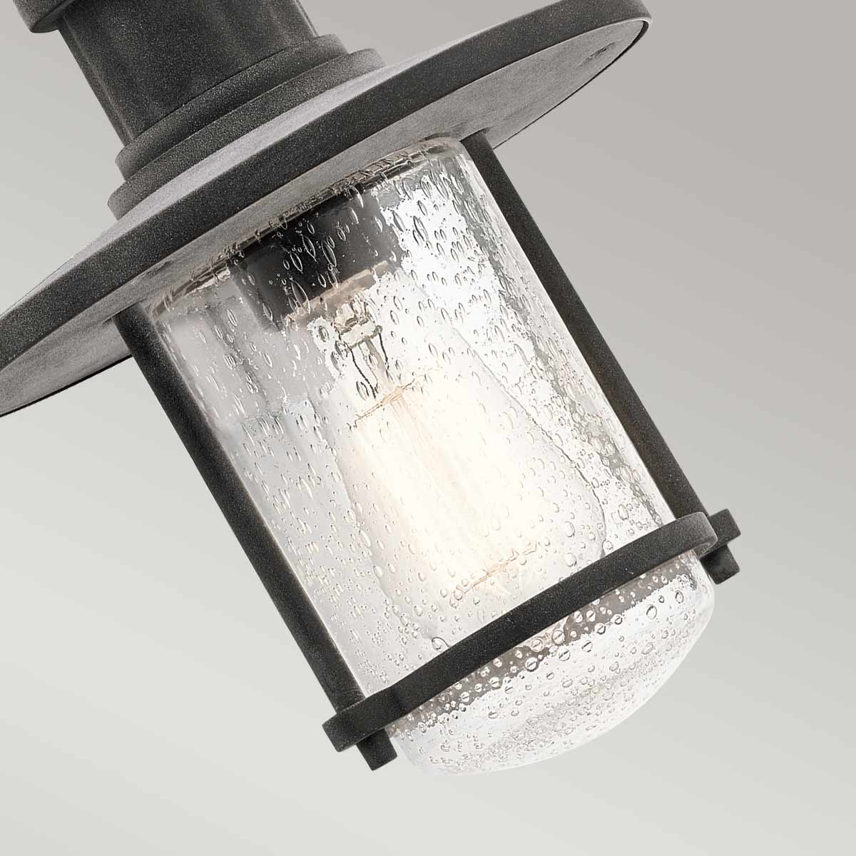 Kichler Outdoor Hanging from the Riverwood range. Riverwood 8" Chain Lantern Product Code = KL-RIVERWOOD8-M
