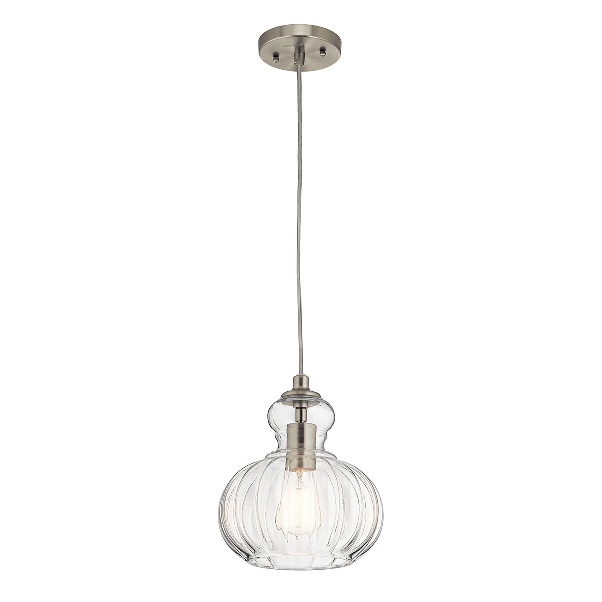 Kichler Pendant from the Riviera range. Riviera 1 Light Pendant - A Product Code = KL-RIVIERA-P-A