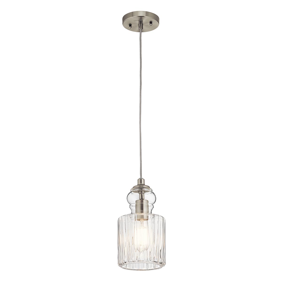 Kichler Pendant from the Riviera range. Riviera 1 Light Pendant - B Product Code = KL-RIVIERA-P-B