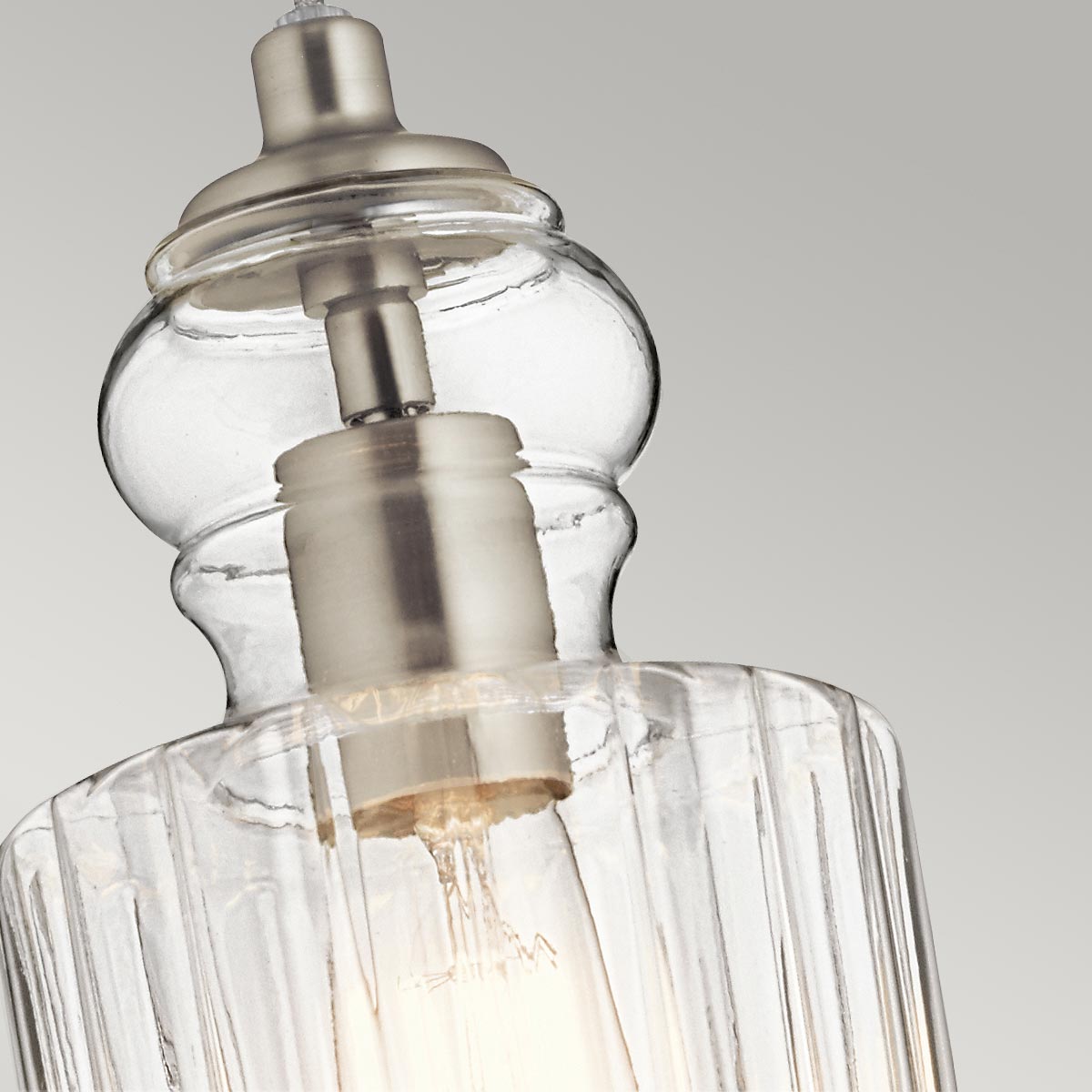 Kichler Pendant from the Riviera range. Riviera 1 Light Pendant - B Product Code = KL-RIVIERA-P-B