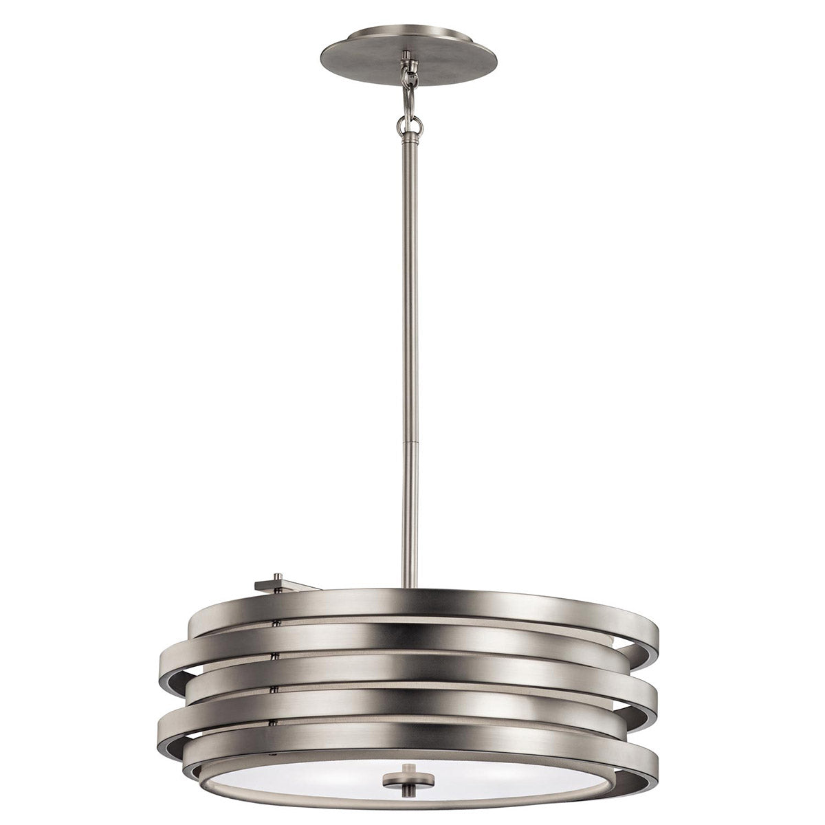 Kichler Pendant from the Roswell range. Roswell 3 Light Pendant Product Code = KL-ROSWELL-P-B