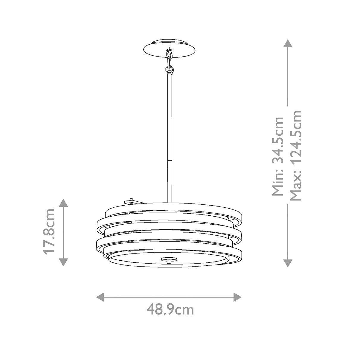 Kichler Pendant from the Roswell range. Roswell 3 Light Pendant Product Code = KL-ROSWELL-P-B