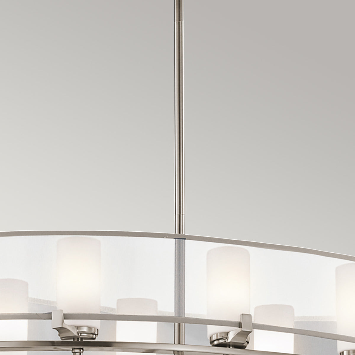 Kichler Chandelier from the Saldana range. Saldana 8 Light Oval Chandelier Product Code = KL-SALDANA8