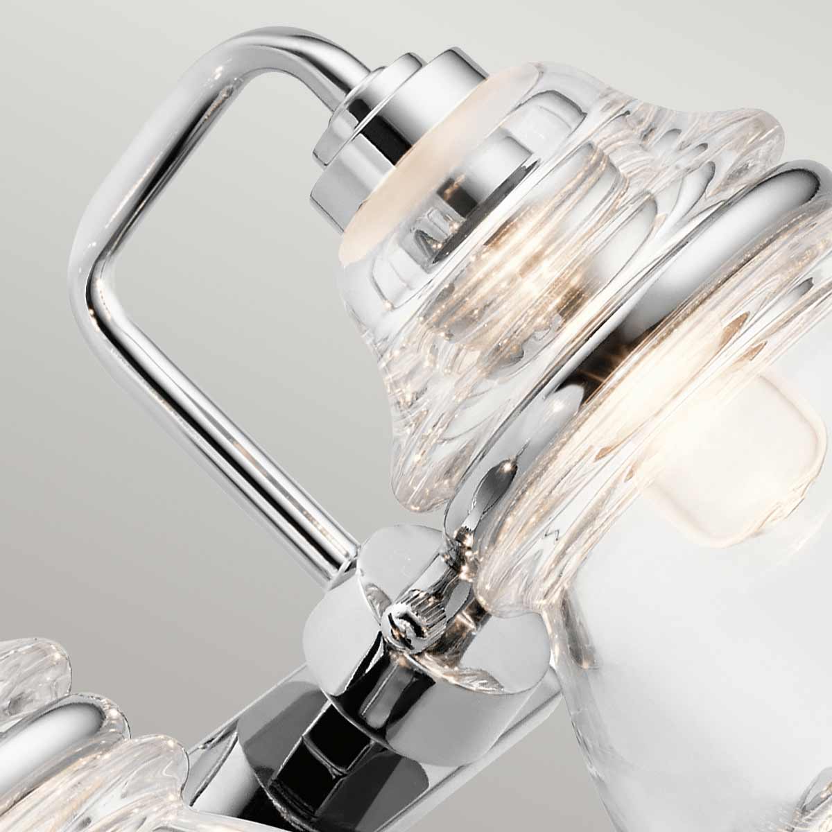 Kichler Wall Light from the Talland range. Talland 2 Light Wall Light Product Code = KL-TALLAND2-PC-BATH