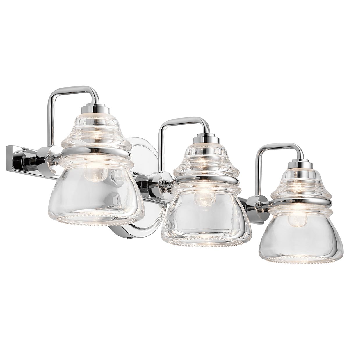Kichler Wall Light from the Talland range. Talland 3 Light Wall Light Product Code = KL-TALLAND3-PC-BATH