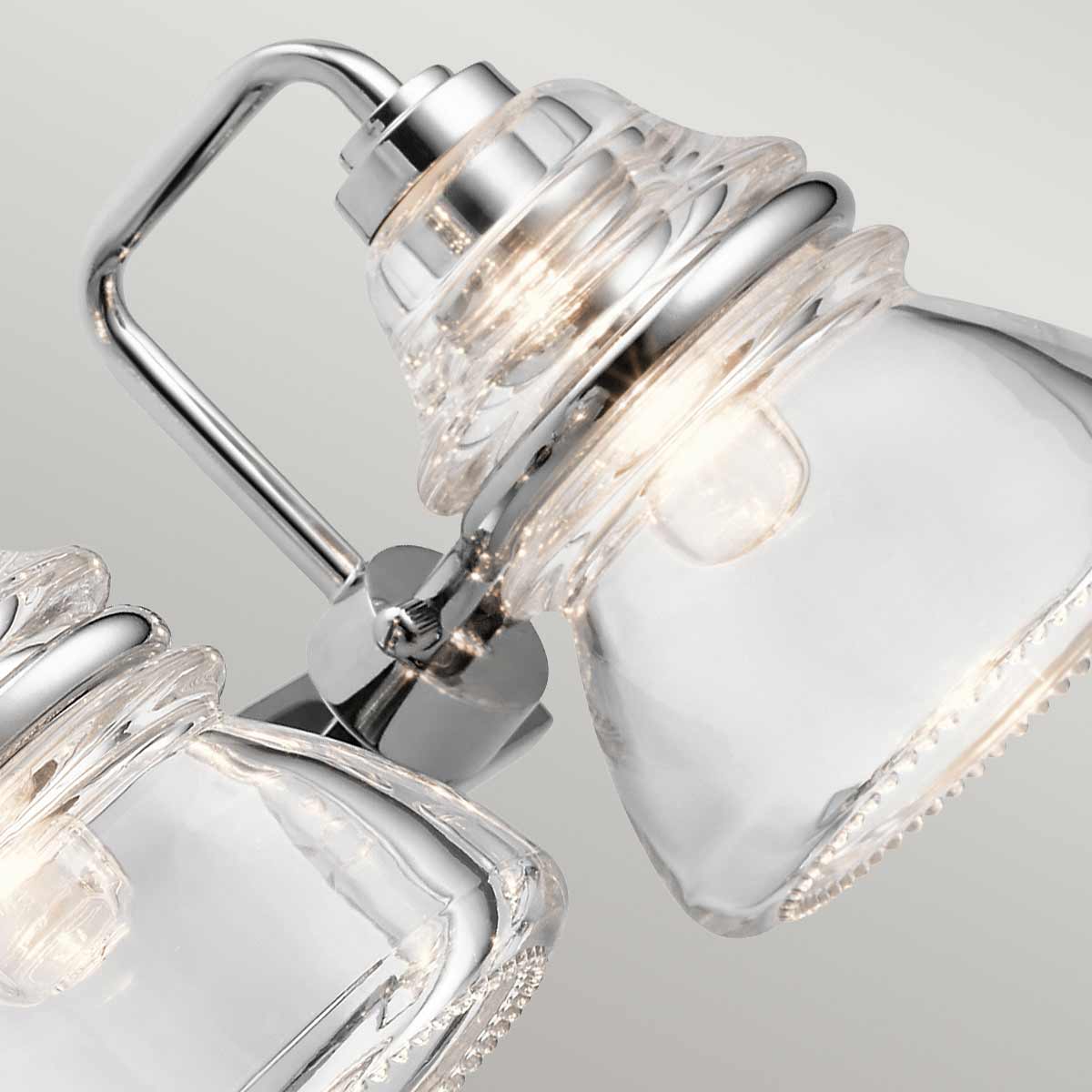Kichler Wall Light from the Talland range. Talland 3 Light Wall Light Product Code = KL-TALLAND3-PC-BATH