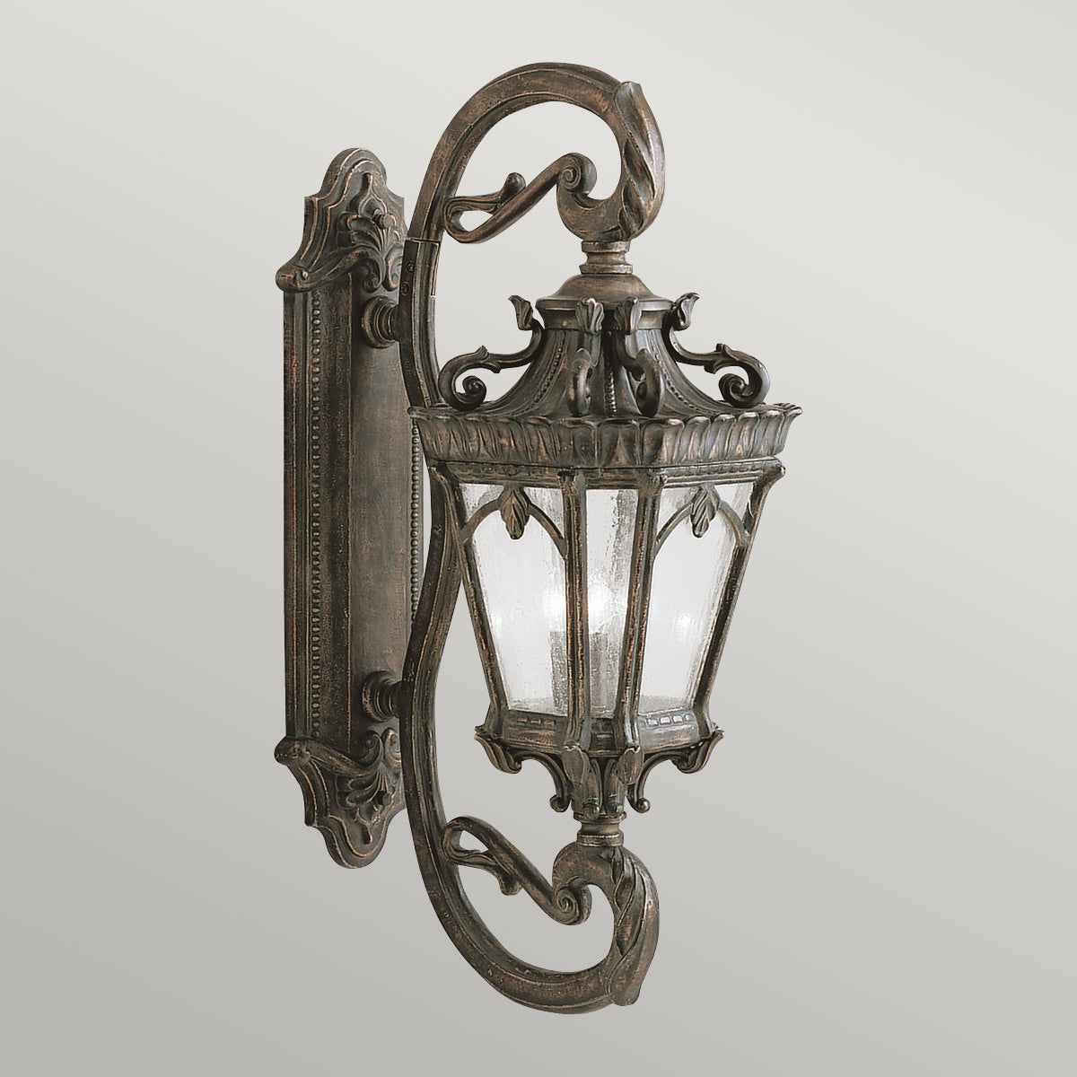 Kichler Outdoor Wall Light from the Tournai range. Tournai 4 Light Grand Wall Lantern Product Code = KL-TOURNAI1G-L