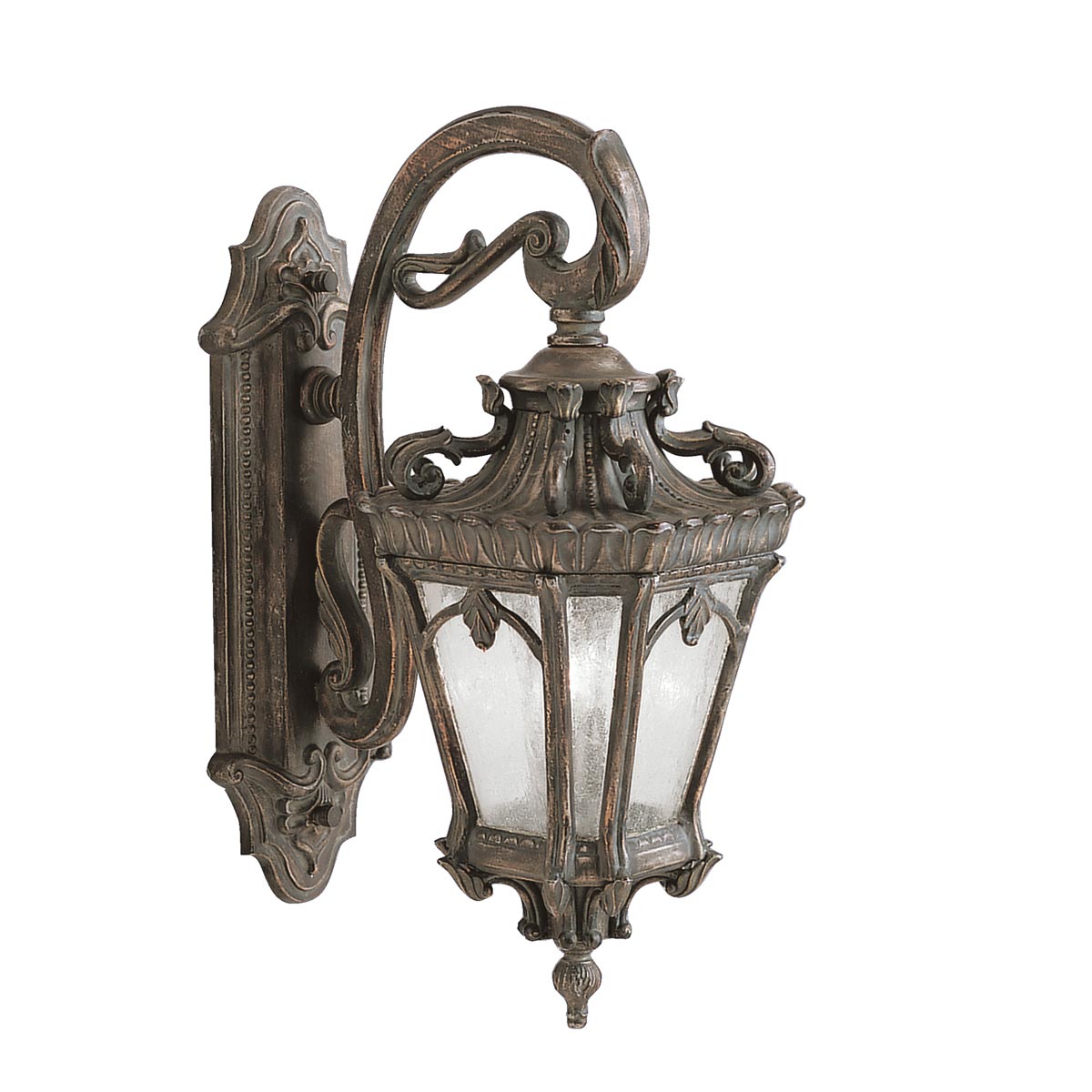 Kichler Outdoor Wall Light from the Tournai range. Tournai 2 Light Large Wall Lantern Product Code = KL-TOURNAI2-L