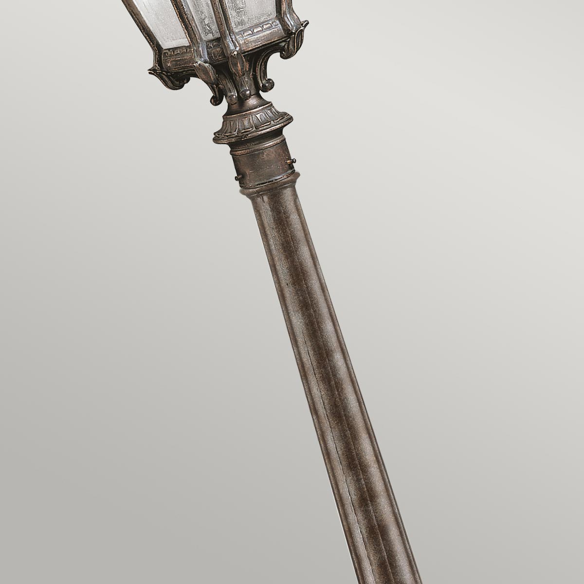 Kichler Pillar Lantern from the Tournai range. Tournai 1 Light Medium Pillar Product Code = KL-TOURNAI4-M