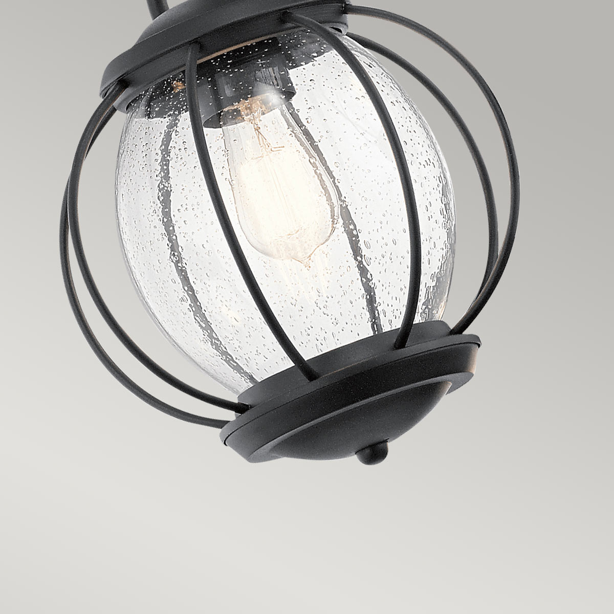 Kichler Outdoor Hanging from the Vandalia range. Vandalia 1 Light Medium Chain Lantern Product Code = KL-VANDALIA8-M