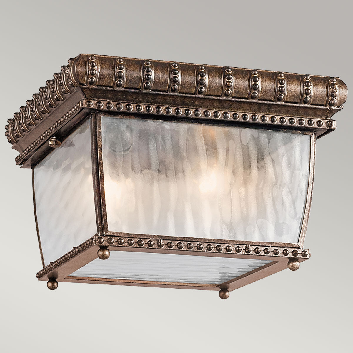 Kichler Ceiling Flush from the Venetian Rain range. Venetian Rain 2 Light Flush Product Code = KL-VENETIAN-F