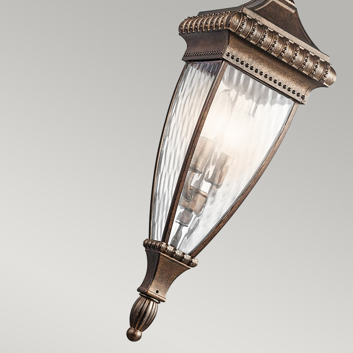 Kichler Outdoor Hanging from the Venetian Rain range. Venetian Rain 2 Light Chain Lantern Product Code = KL-VENETIAN8-M
