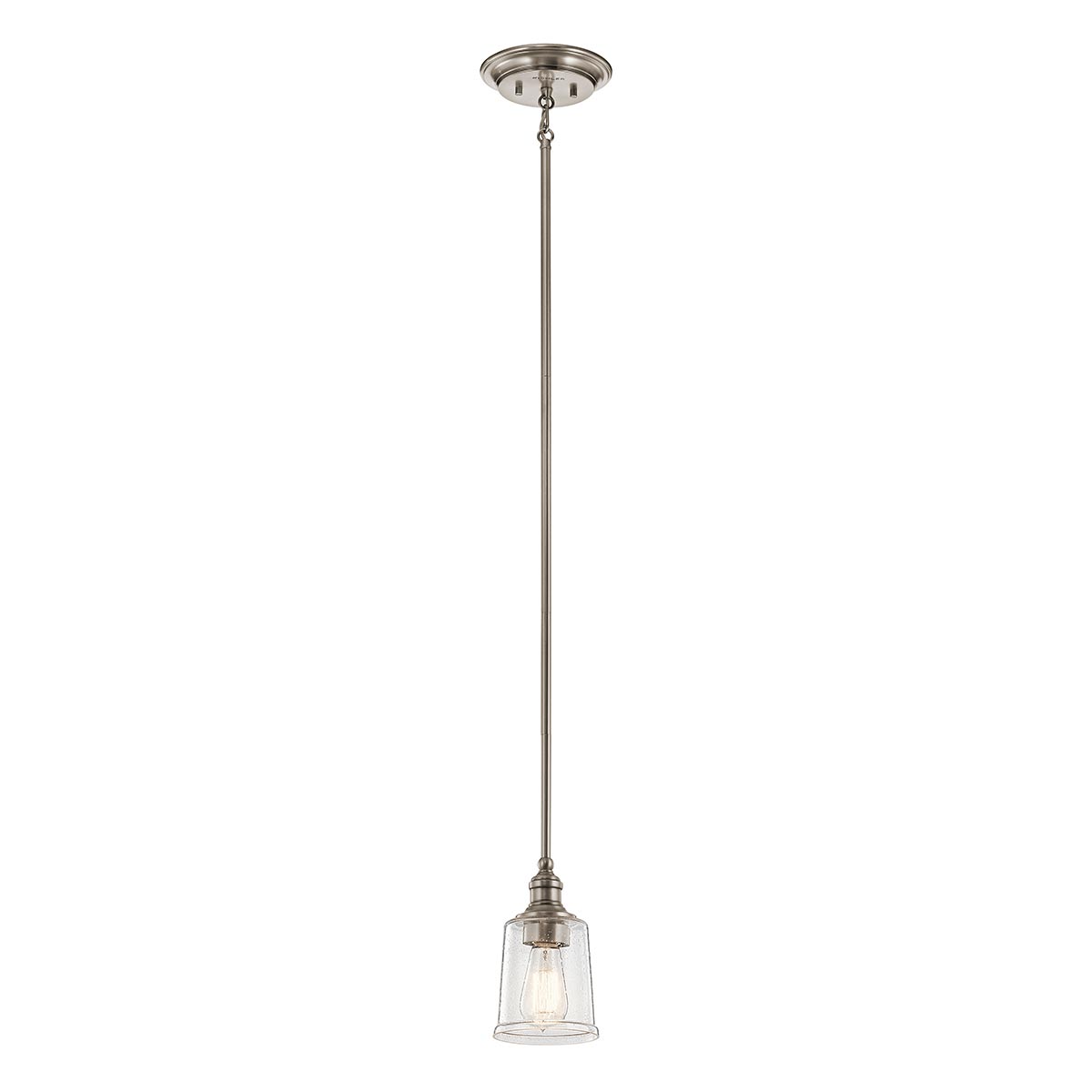 Kichler Pendant from the Waverly range. Waverly 1 Light Mini Pendant Product Code = KL-WAVERLY-MP-CLP