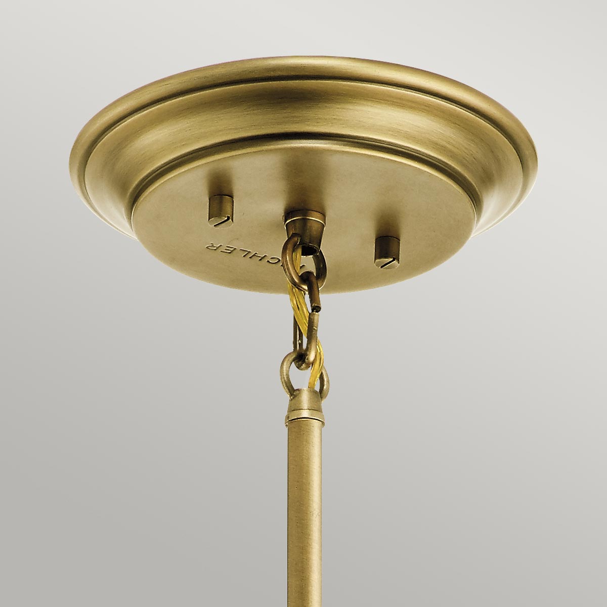 Kichler Pendant from the Waverly range. Waverly 1 Light Mini Pendant Product Code = KL-WAVERLY-MP-NBR