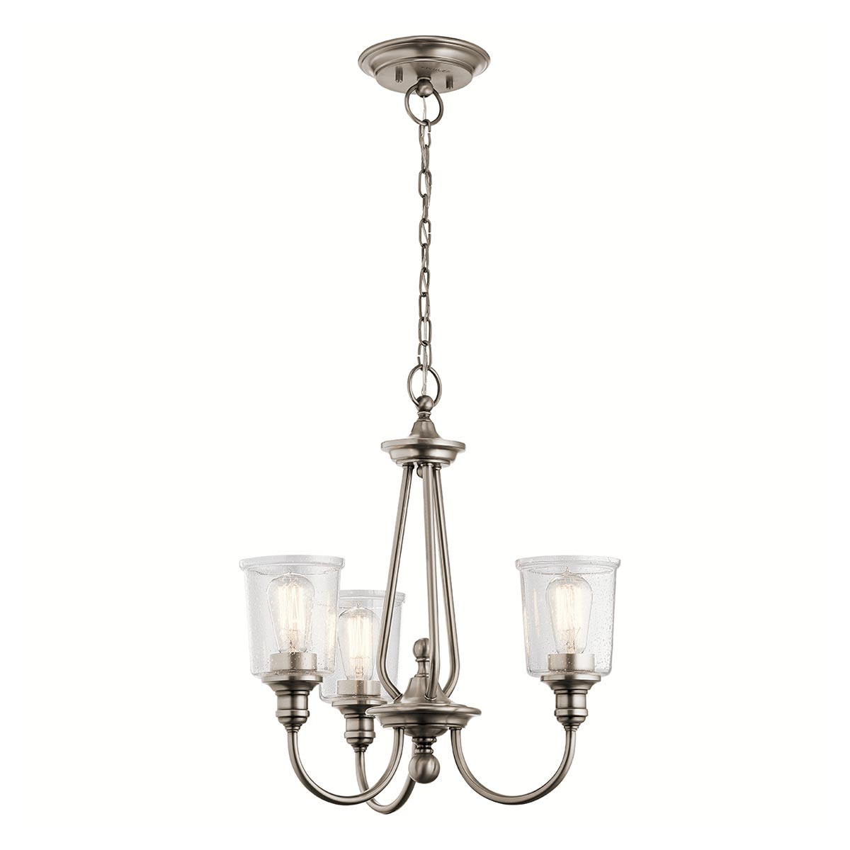 Kichler Chandelier from the Waverly range. Waverly 3 Light Chandelier Product Code = KL-WAVERLY3-CLP