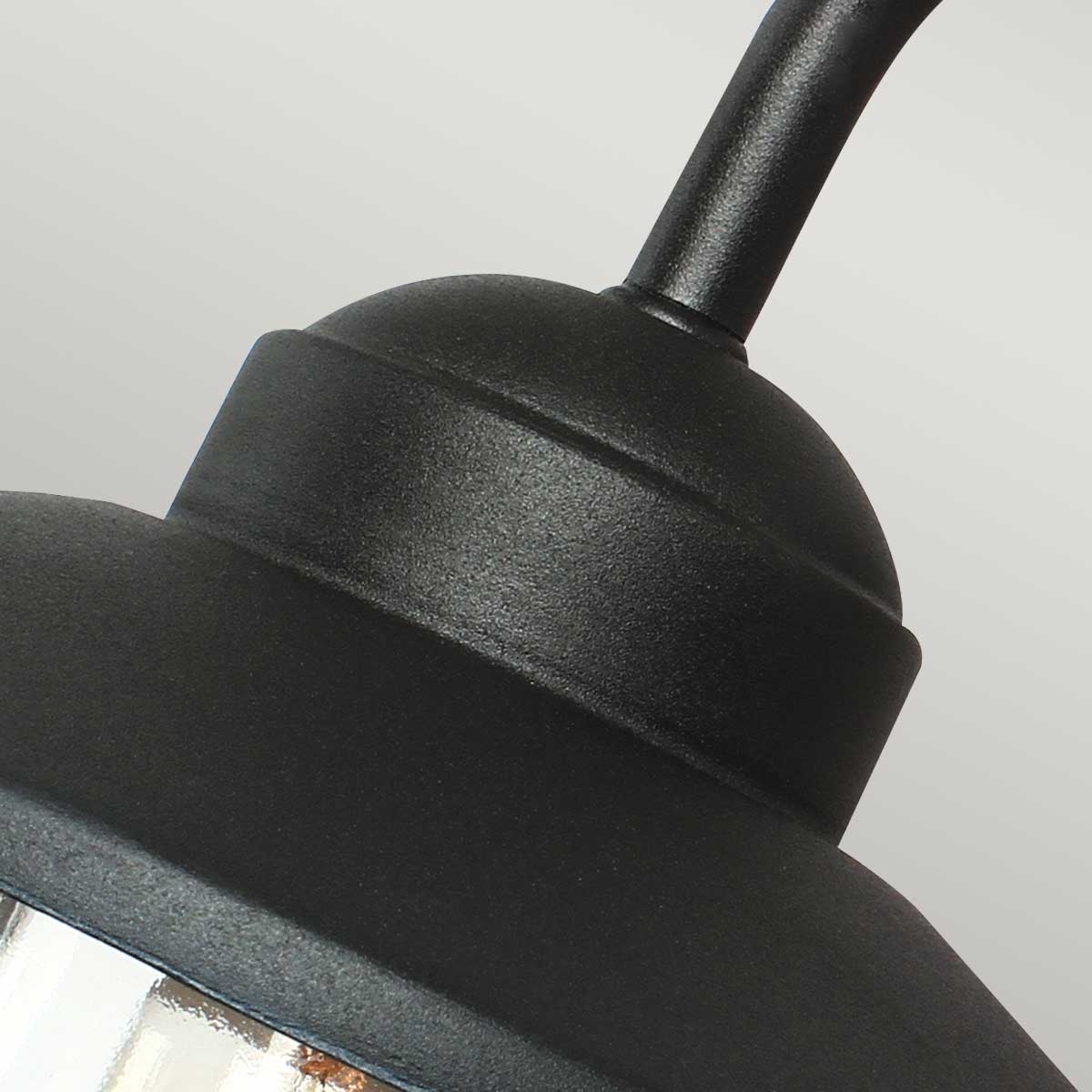 Elstead Lighting Outdoor Wall Light from the Klampenborg range. Klampenborg 1 Light Wall Lantern Product Code = KLAMPENBORG-BK