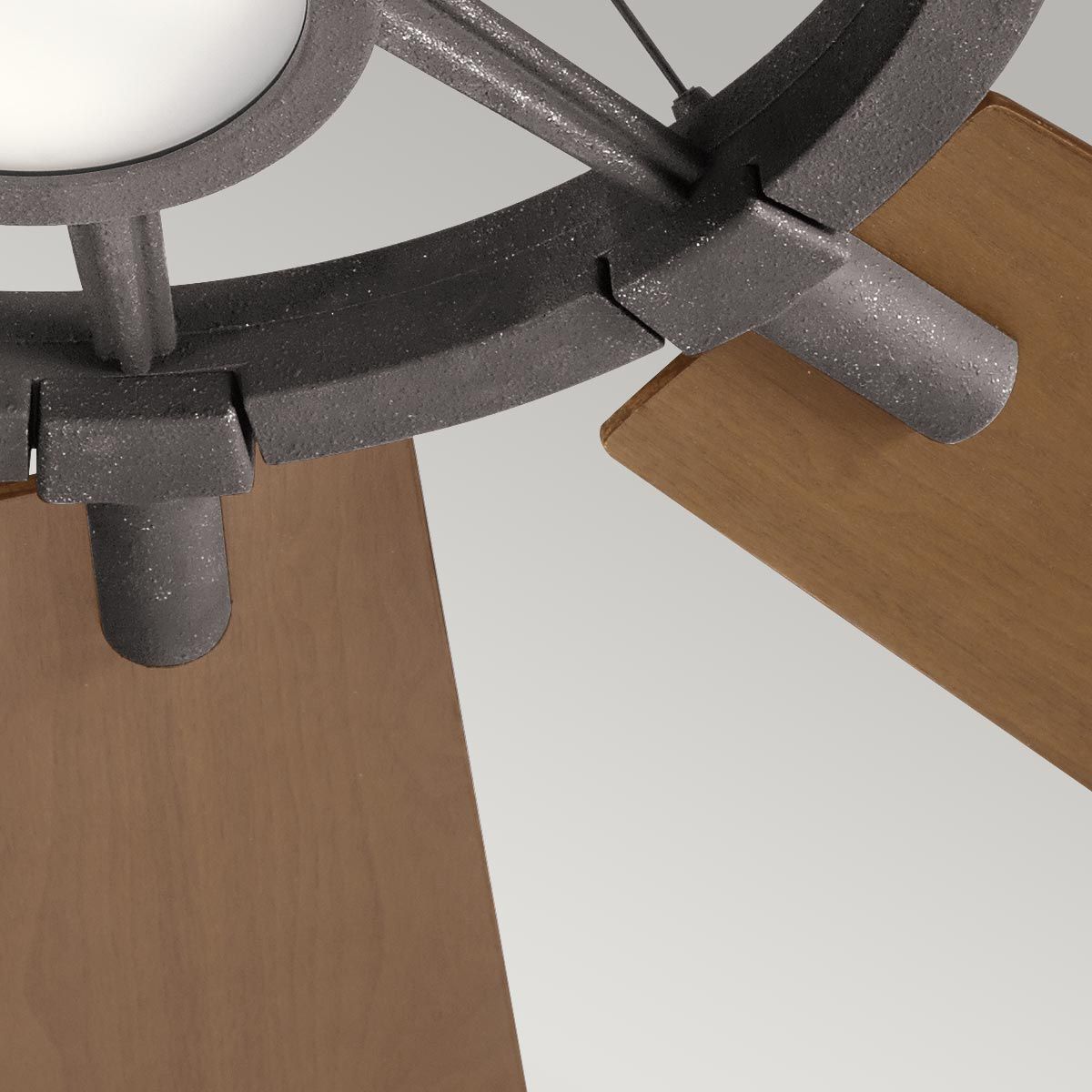 Kichler Ceiling Fan Gentry - 65in / 165cm Fan - Weathered Zinc part Number = KLF-GENTRY-65-WZ