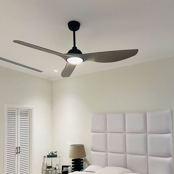 Kichler Ceiling Fan Imari - 65in / 165cm Fan - Satin Black part Number = KLF-IMARI-65-SBK