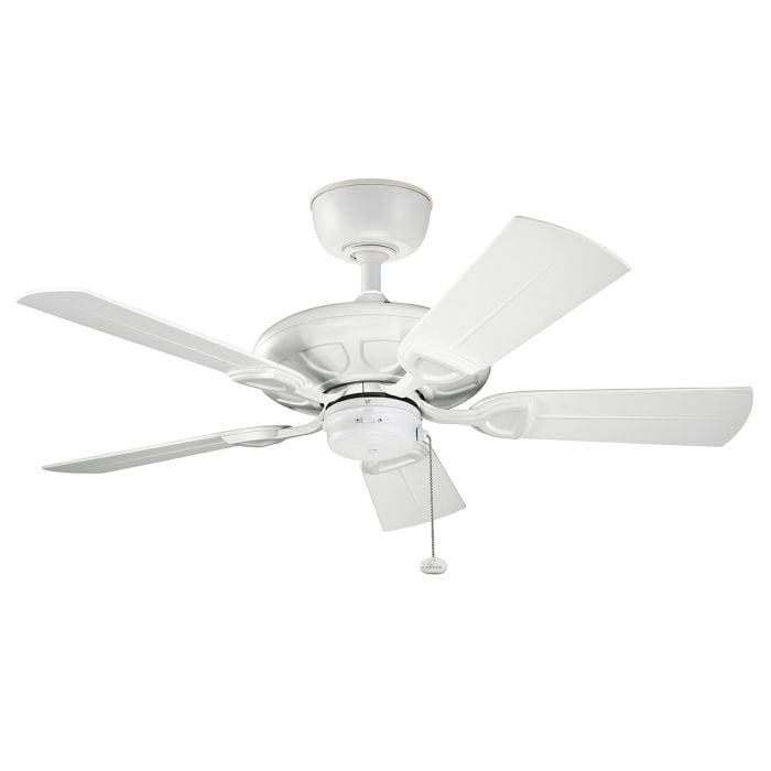 Kichler Ceiling Fan Kevlar - 42in / 107cm Fan - Matte White part Number = KLF-KEVLAR-42-WHT