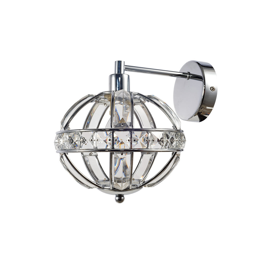 Magnalux Laura 1-Light Oval Wall Light Polished Chrome Part Number - LAU01CHWL